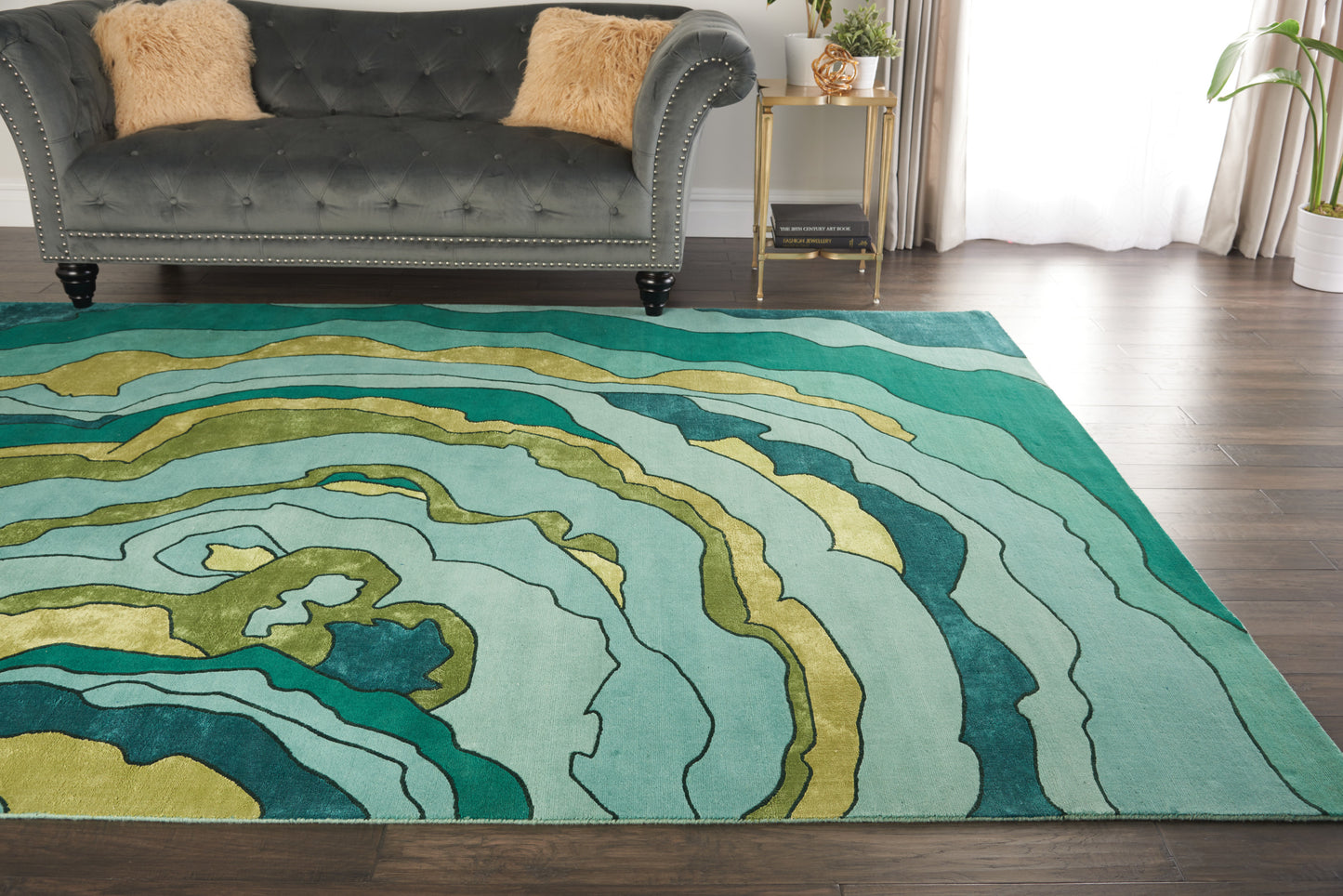 Portfolio Portfolio Woodson & Rummerfield 8' x 10' Emerald Indoor Rug