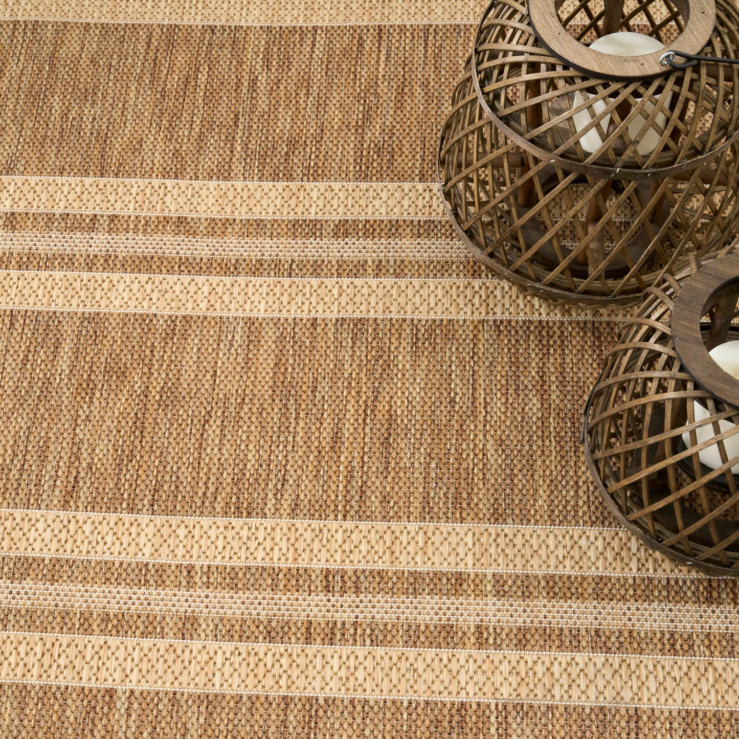 Nourison Horizon Indoor/Outdoor 5' x 7' Natural Modern Rug