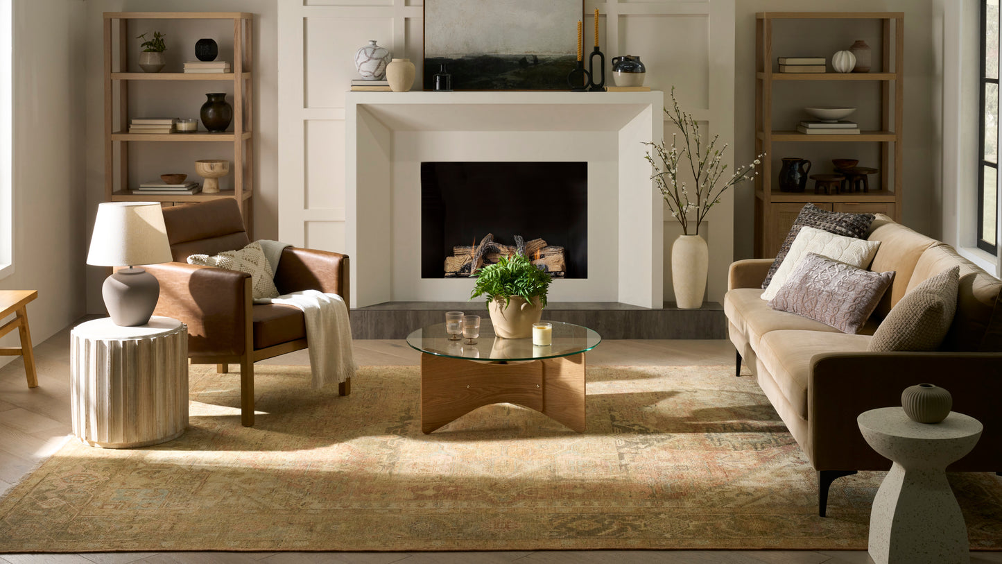 Nourison Heritage Vine 9' x 12' Rust Vintage Indoor Rug