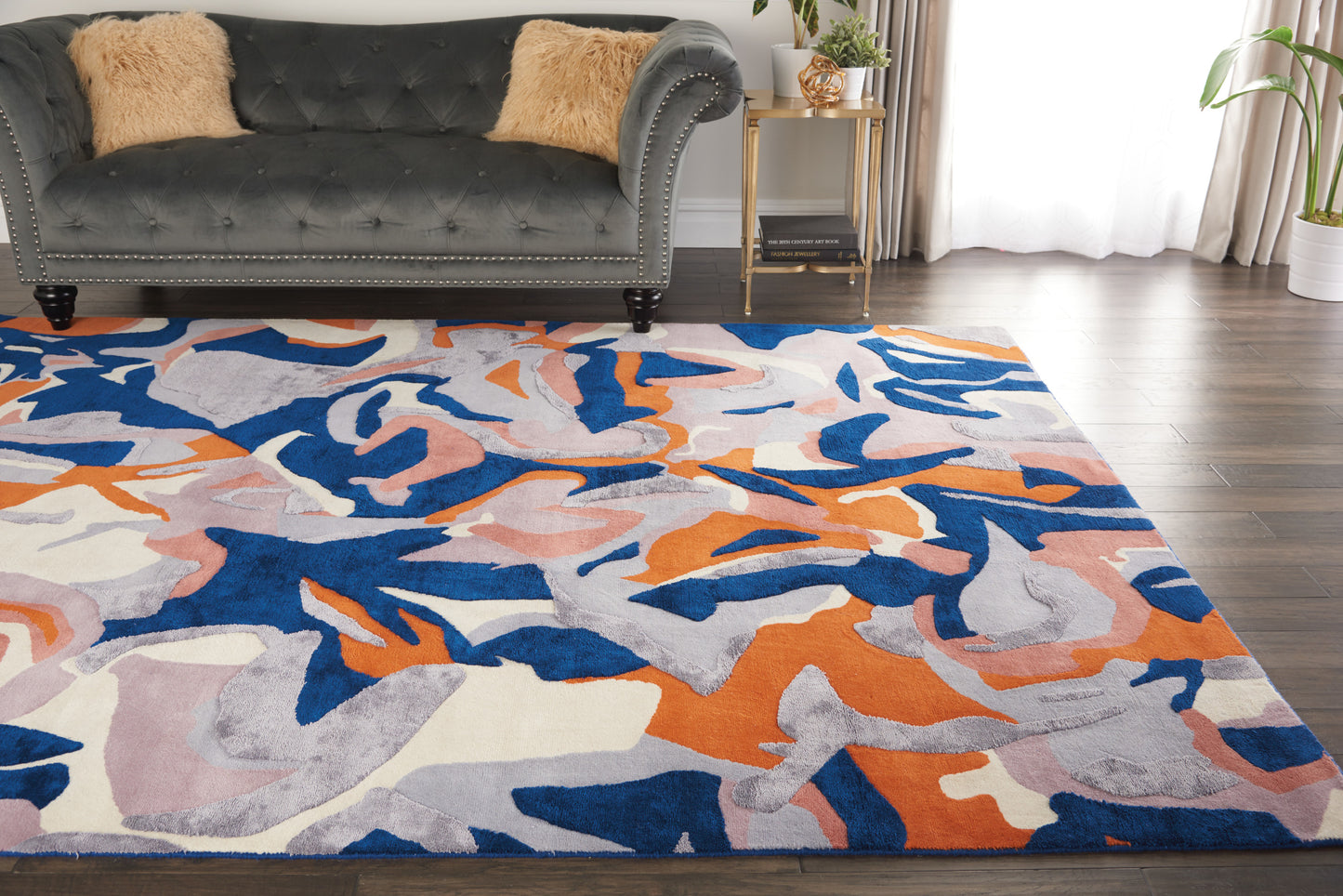 Portfolio Portfolio Woodson & Rummerfield 8' x 10' Navy Indoor Rug