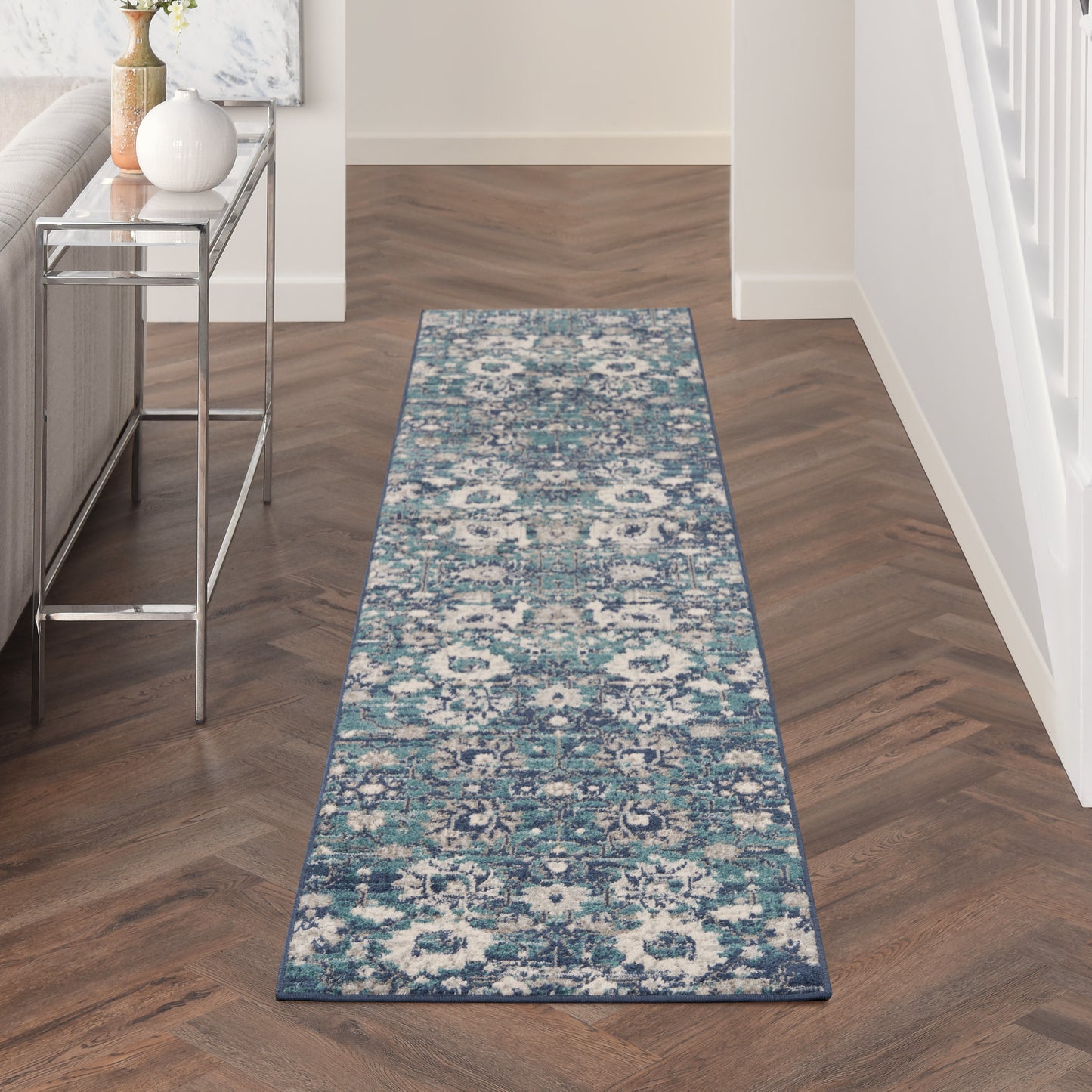 Nourison Passion 2'2" x 10' Surf Bohemian Indoor Rug