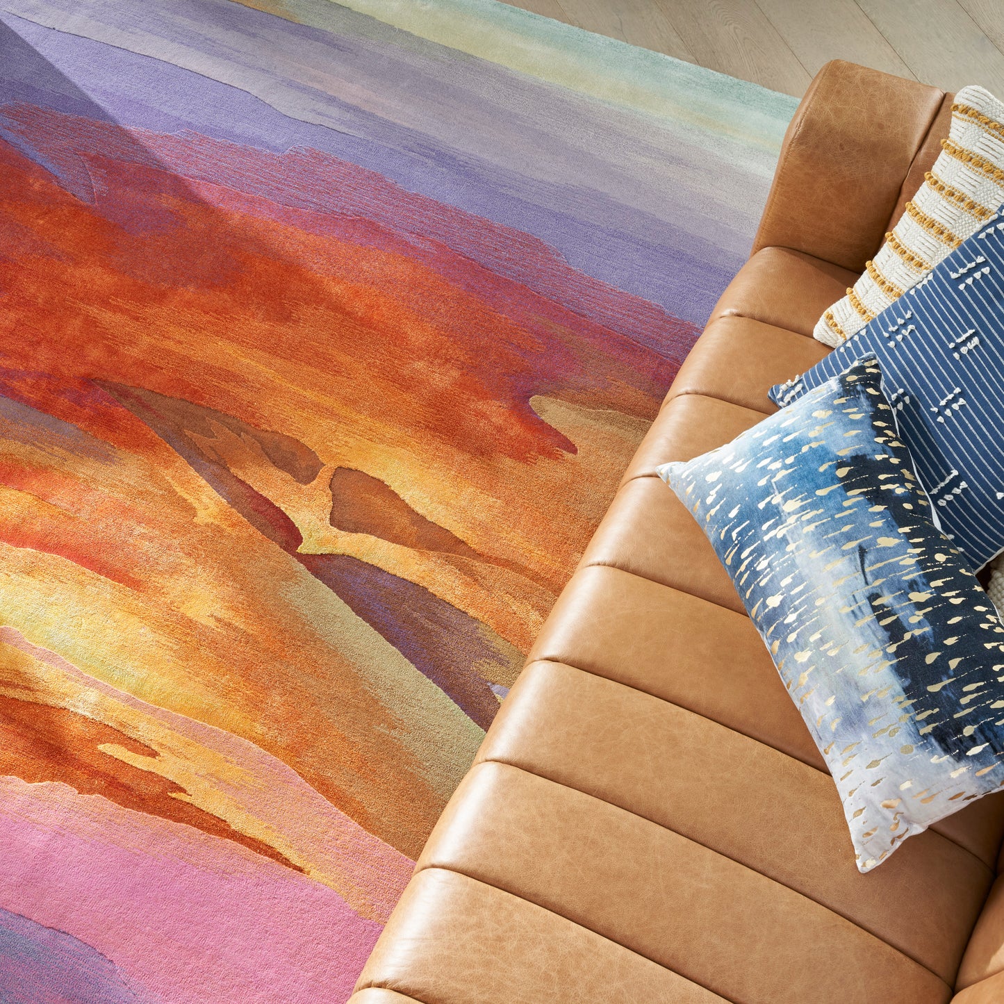 Nourison Prismatic 9'9" x 13'9" Multicolor Modern Indoor Rug