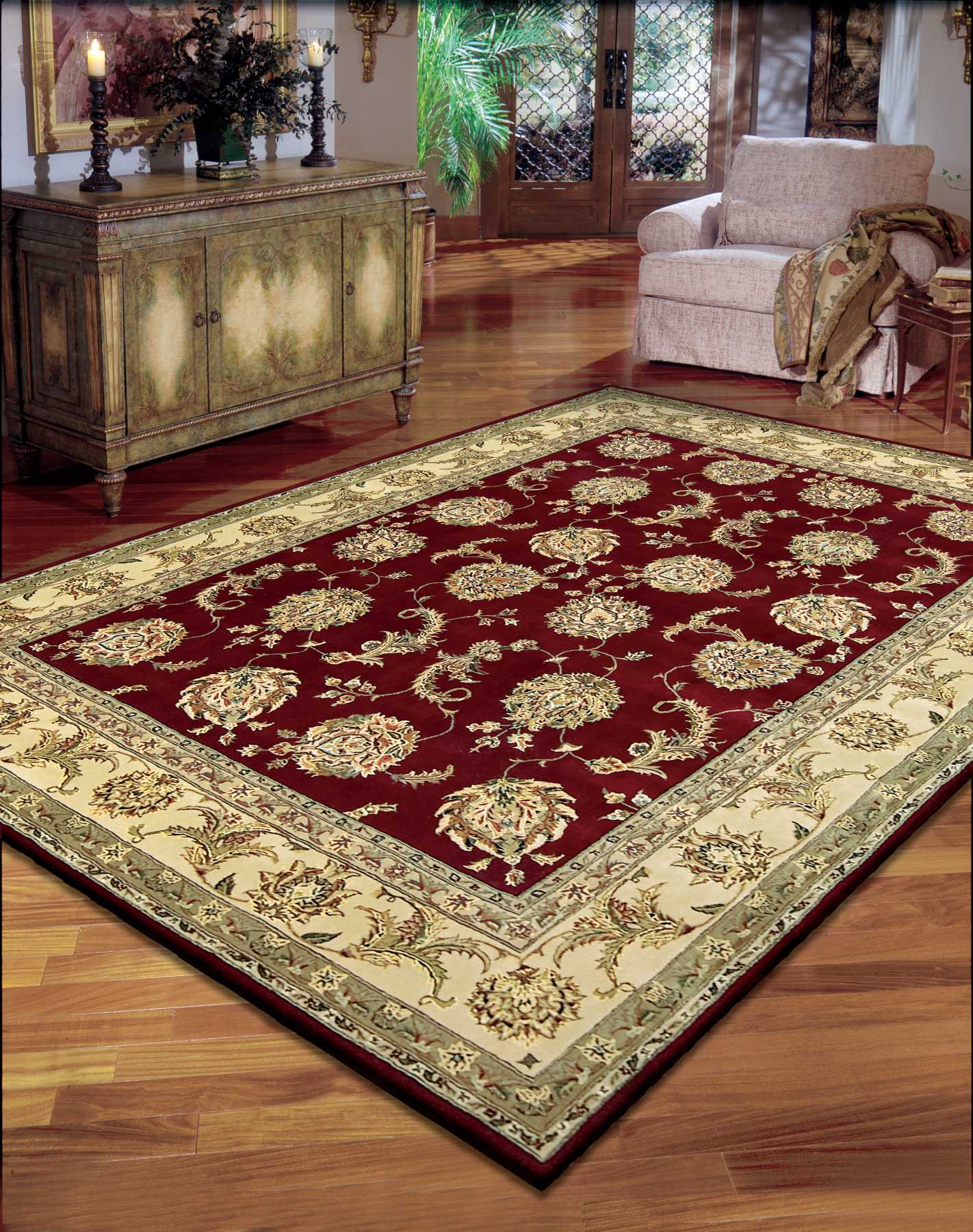 Nourison Nourison 2000 9'9" x 13'9" Lacquer Traditional Indoor Rug