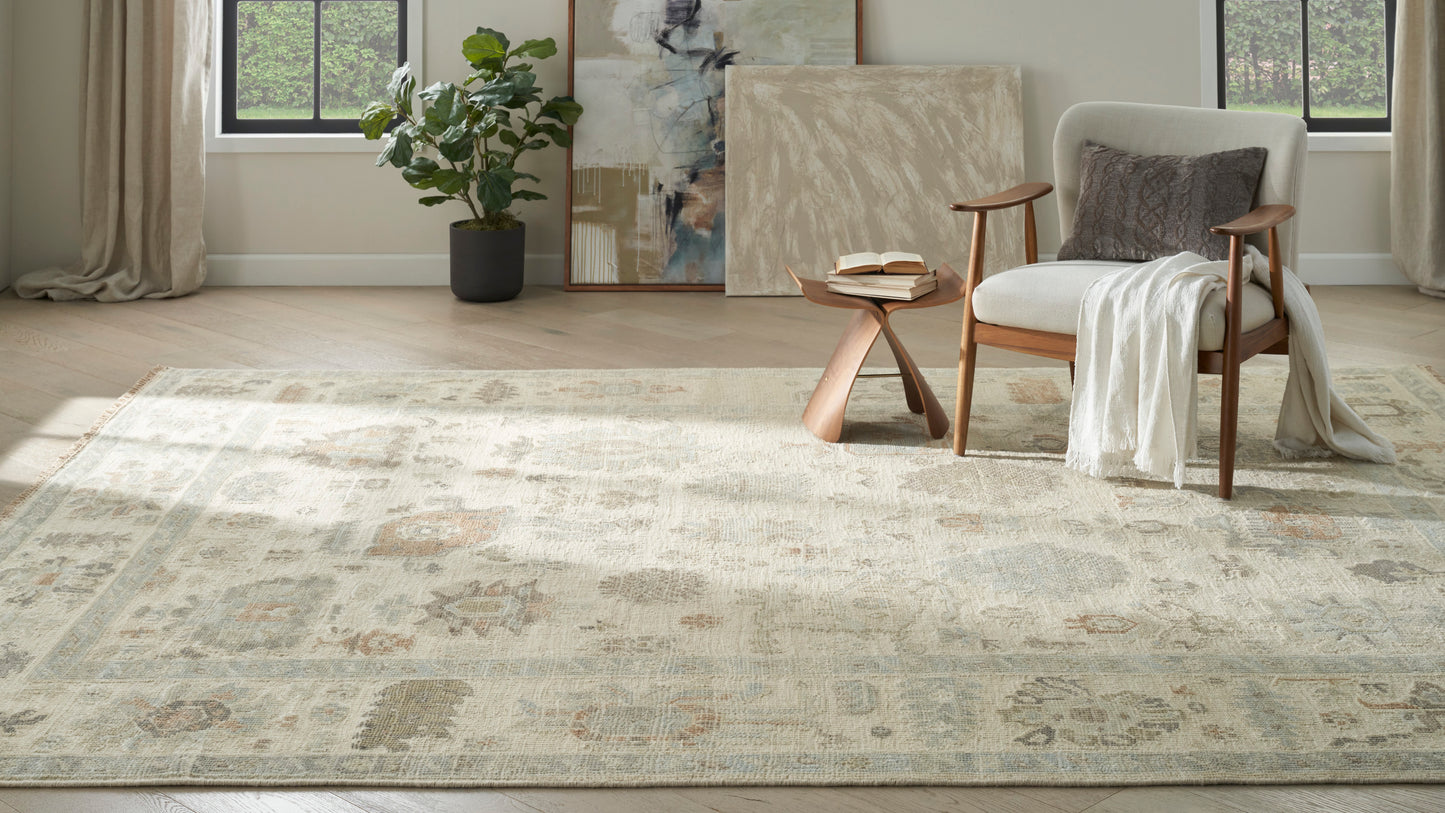 Nourison Whispers 8' x 10' Beige Vintage Indoor Rug