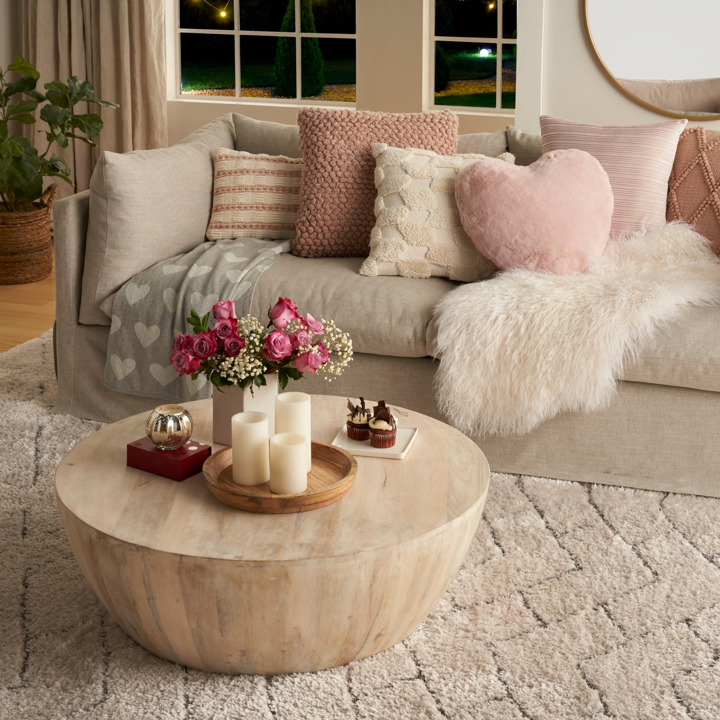Nourison Dreamy Shag 7'10" x 9'10" Ivory Grey Shag Indoor Rug
