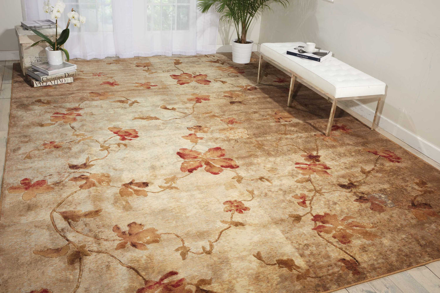 Nourison Somerset 7'9" x 10'10" Multicolor Farmhouse Indoor Rug