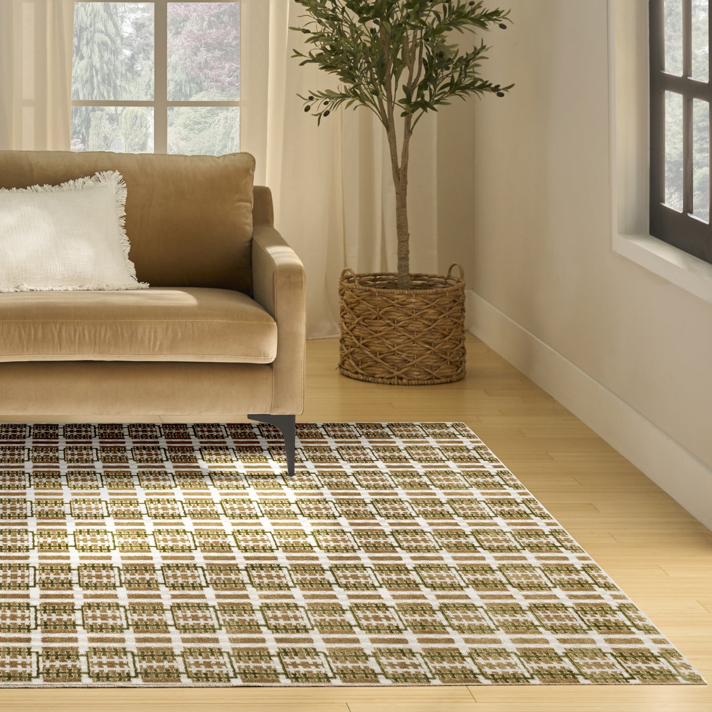 Nourison Nordic 8' x 10' Multicolor Modern Indoor Rug
