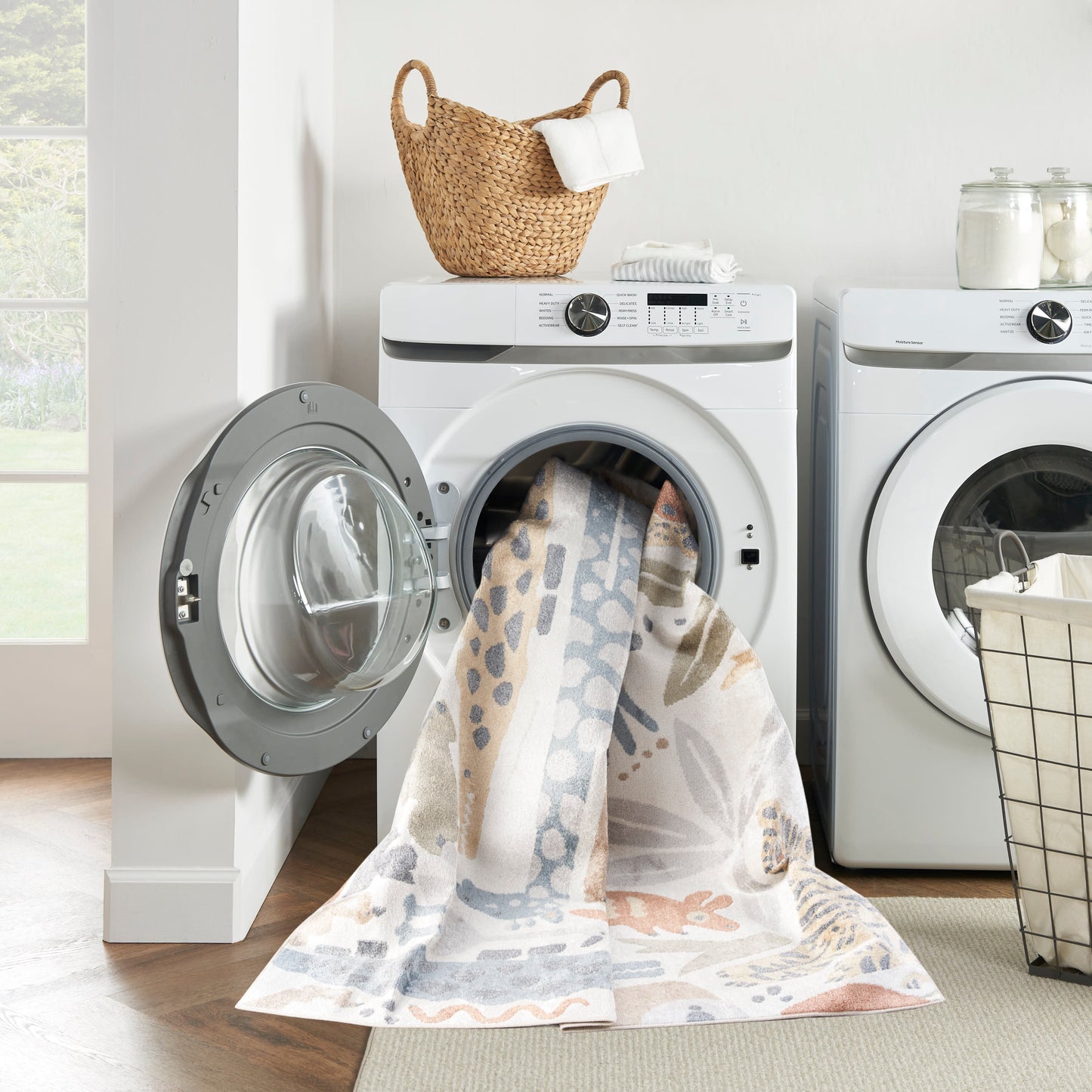 Nourison Astra Machine Washable 2' x 3' Ivory Kids Indoor Rug