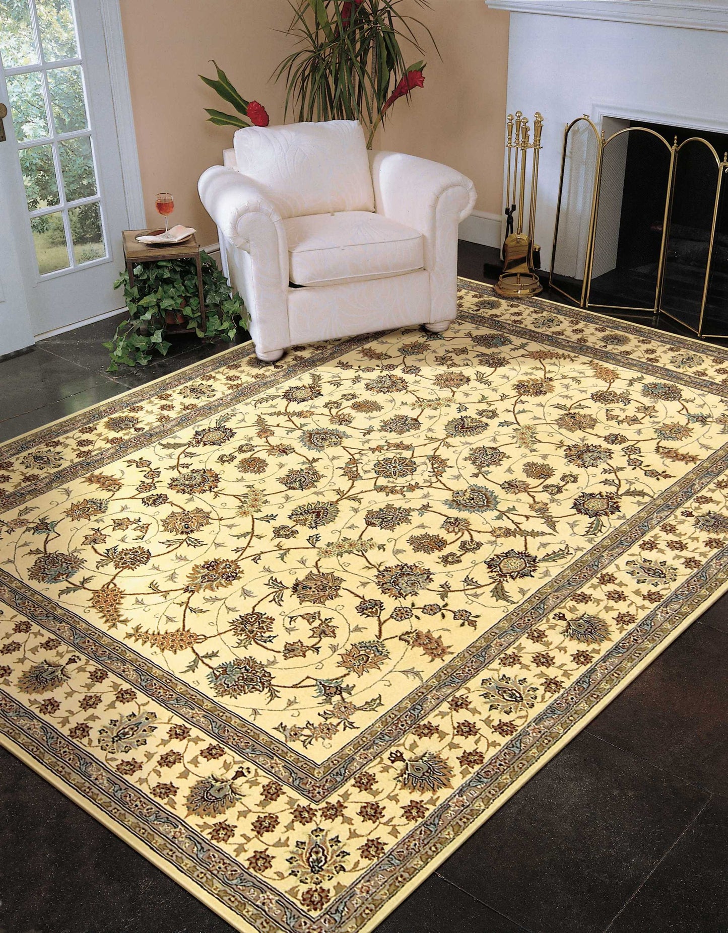 Nourison Nourison 2000 2'6" x 4'3" Ivory Traditional Indoor Rug