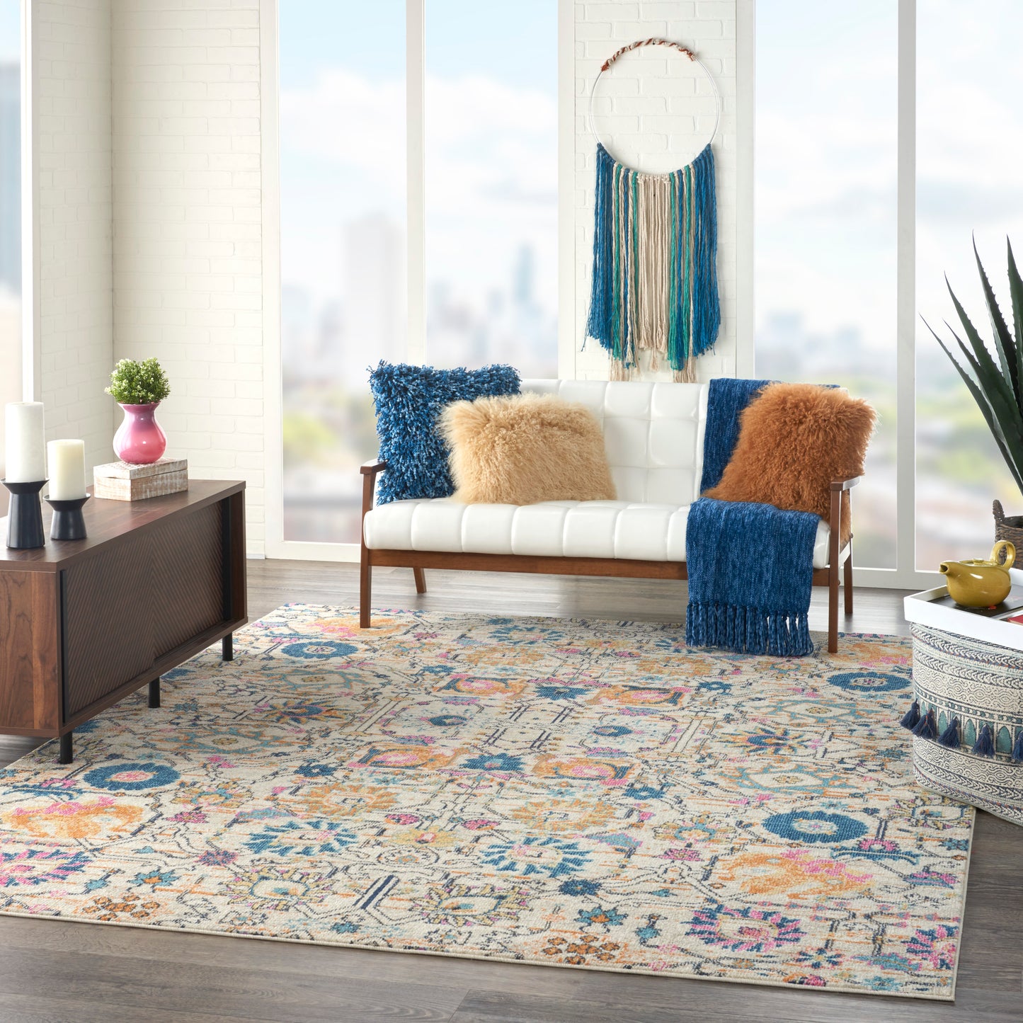Nourison Passion 8' x 10' Ivory/Multi Bohemian Indoor Rug