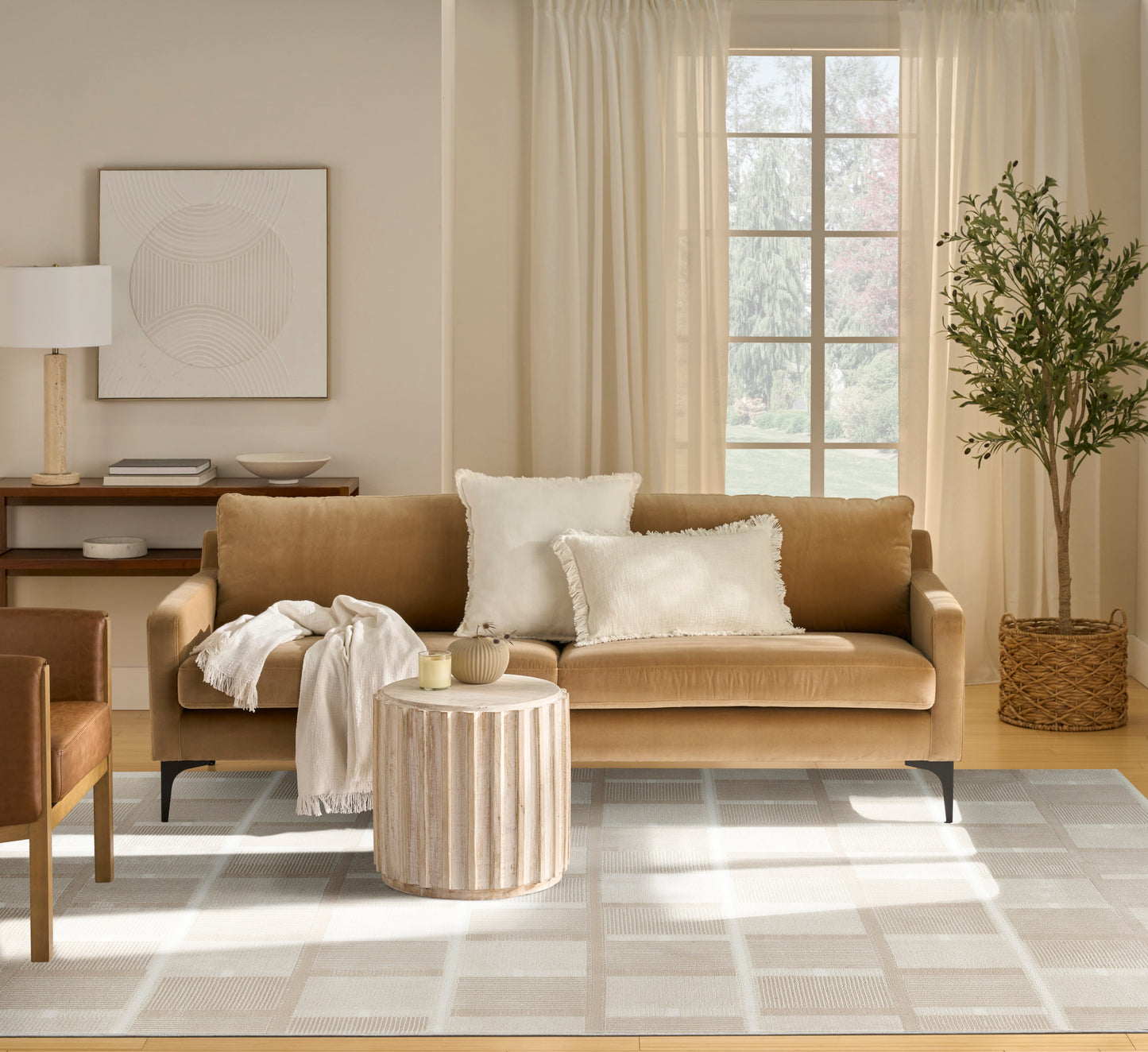 Nourison Nordic 8' x 10' Ivory Taupe Modern Indoor Rug