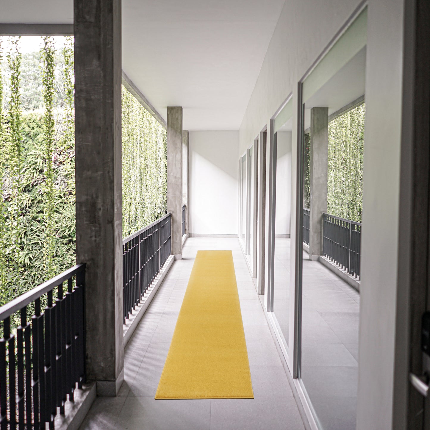 Nourison Nourison Essentials 2'2" x 18' Yellow Outdoor Rug