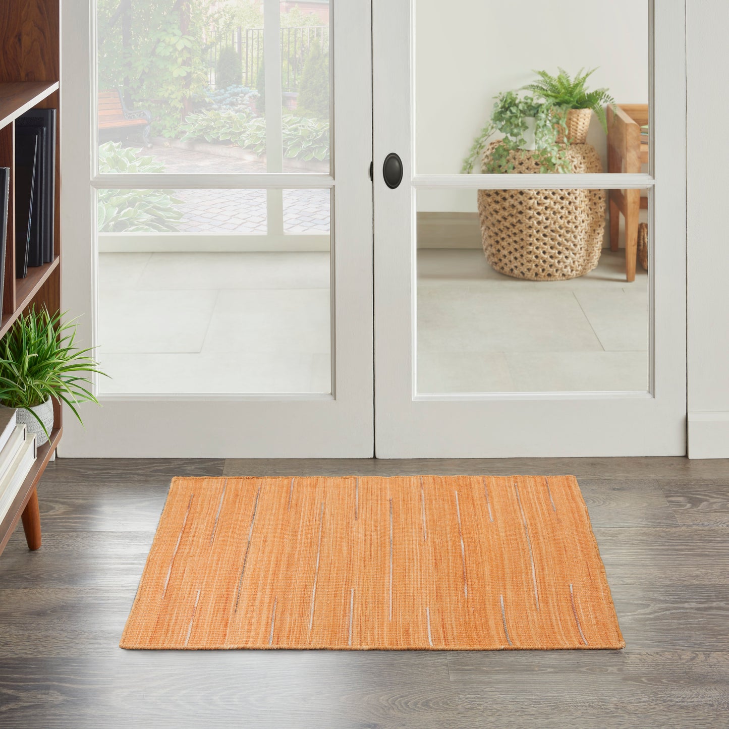 Nourison Interweave 2' x 3' Orange Modern Indoor Rug