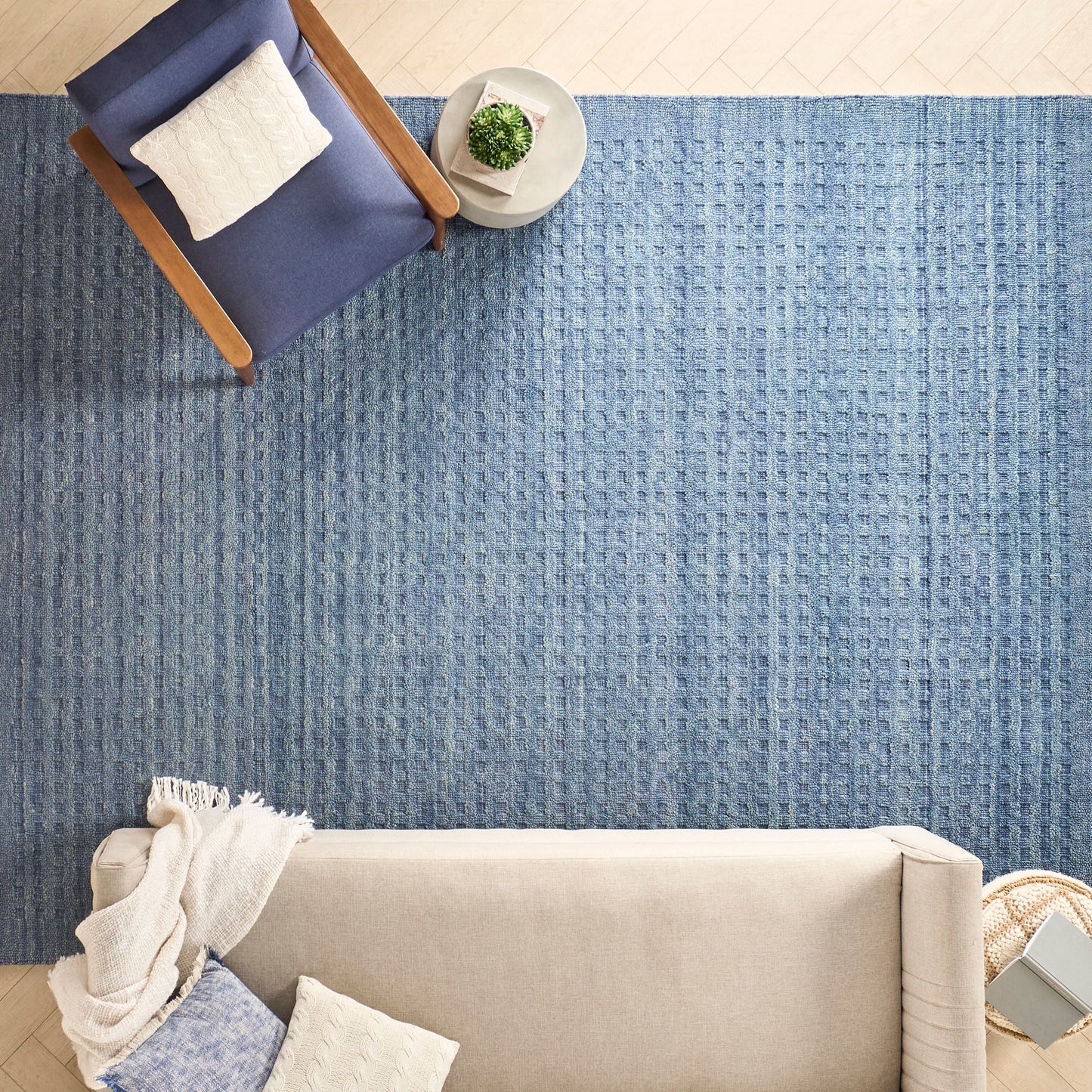 Nourison Marana 8' x 10'6" Navy Contemporary Indoor Rug