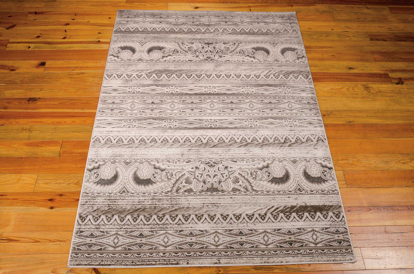 Nourison Karma 9'3" x 12'9" Beige Vintage Indoor Rug
