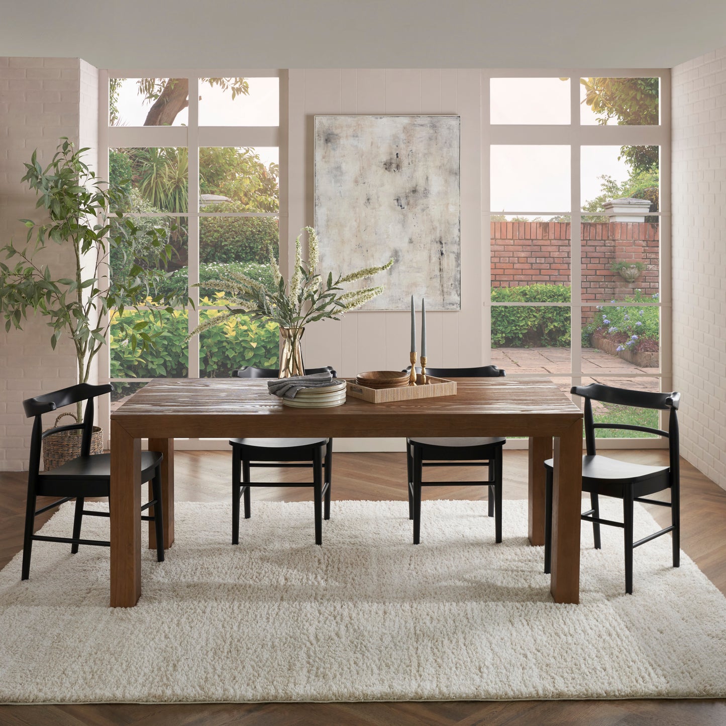 Nourison Modern Shag 7'10" x 9'10" Ivory Grey Modern Indoor Rug