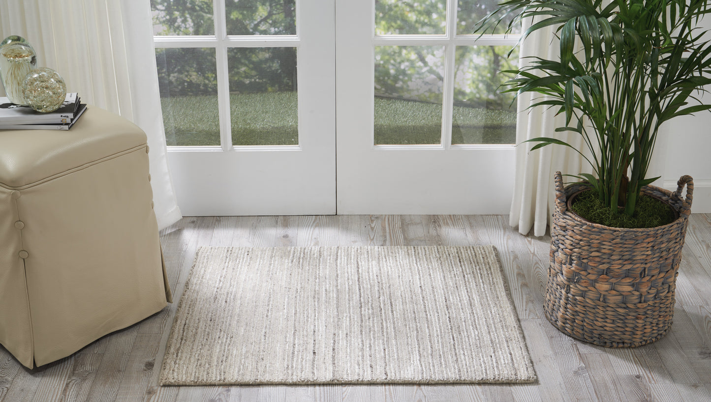 Nourison Ocean 2' x 3' Pebble Modern Indoor Rug