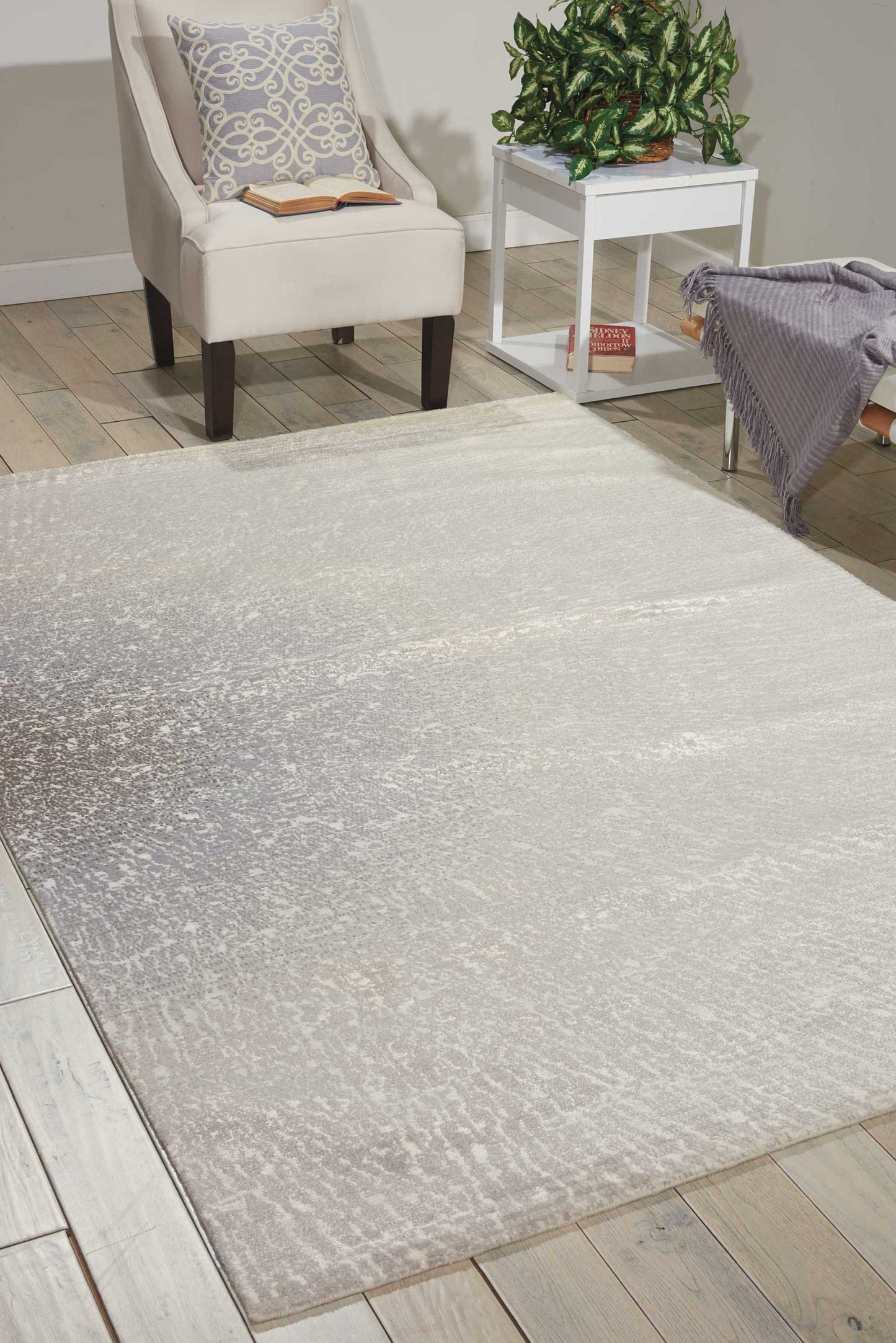 Nourison Twilight 12' x 15' Ivory/Grey Modern Indoor Rug