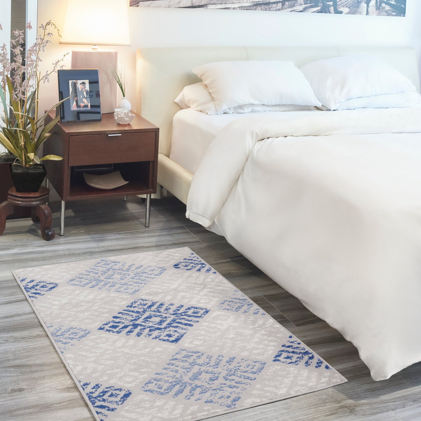 Nourison Whimsicle 3' x 5' Grey Blue Bohemian Indoor Rug