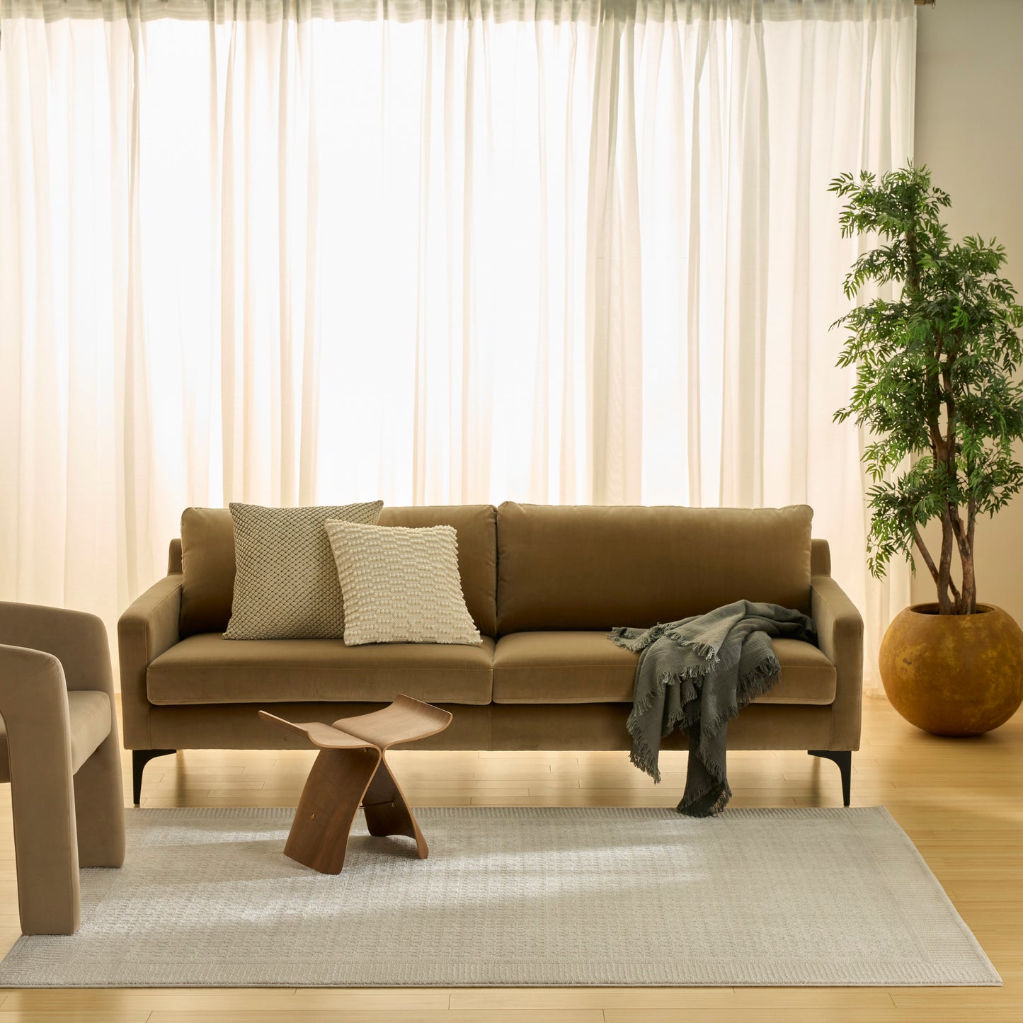 Nourison Nordic 5' x 7' Ivory Modern Indoor Rug