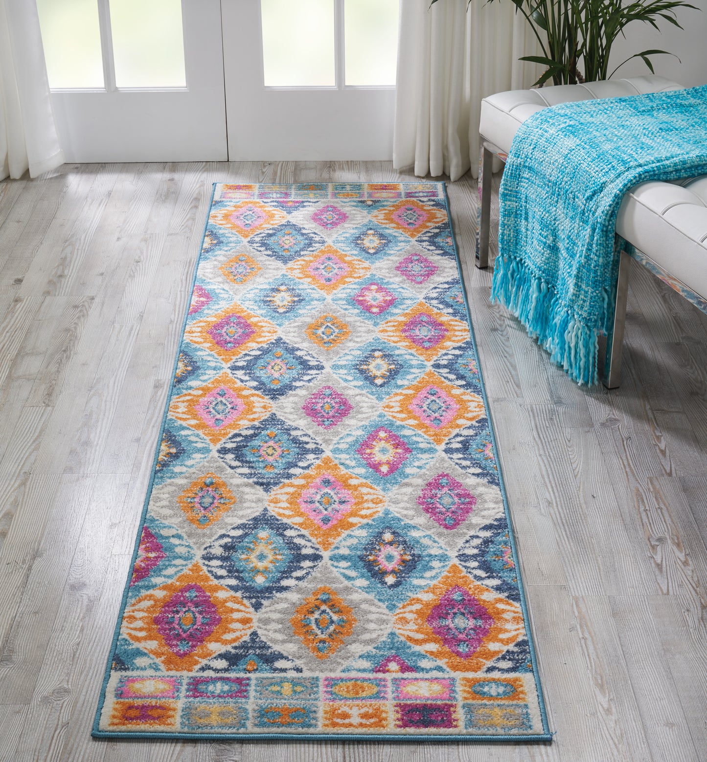 Nourison Passion 2'2" x 7'6" Multicolor Bohemian Indoor Rug