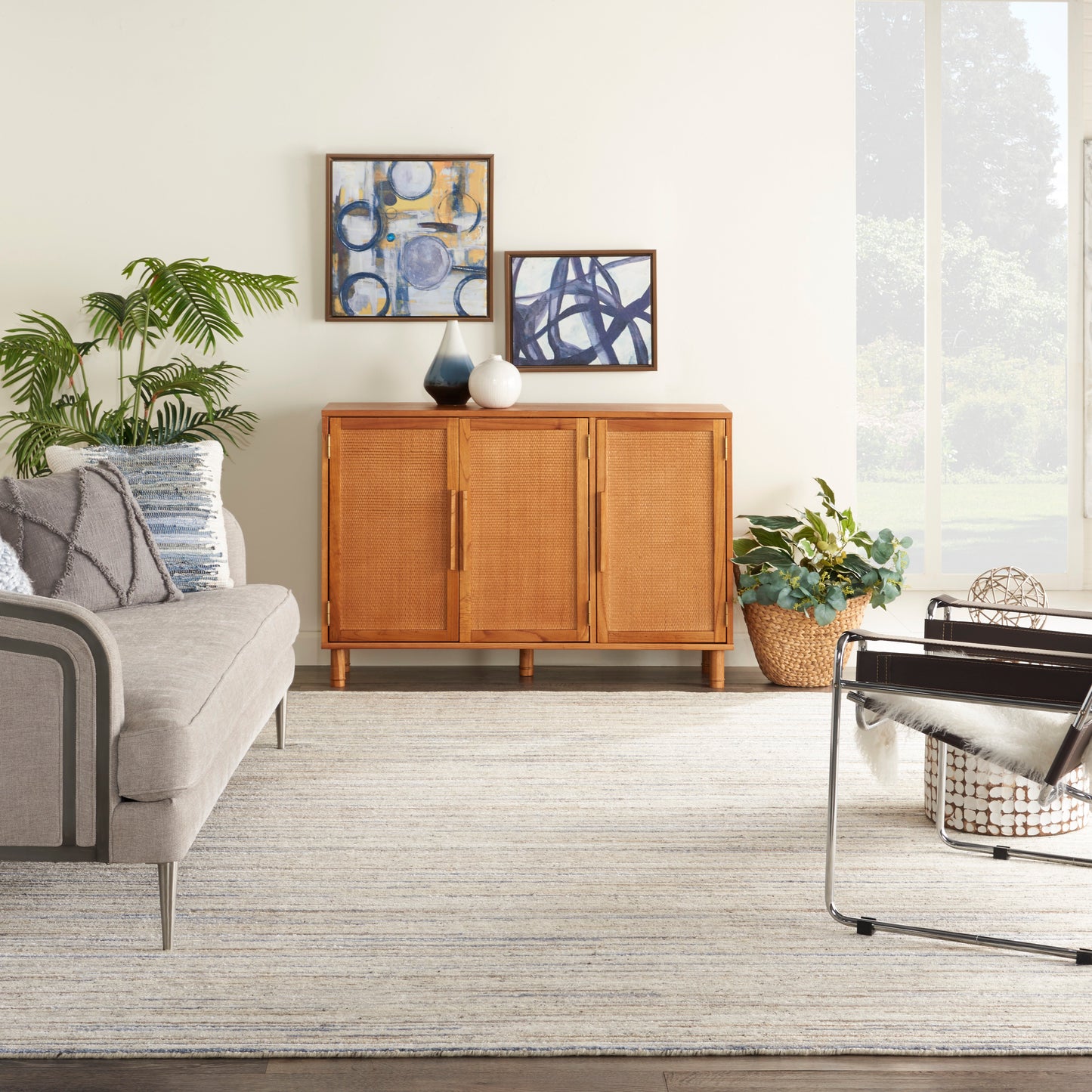 Nourison Plateau 8'6" x 11'6" Ivory Modern Indoor Rug