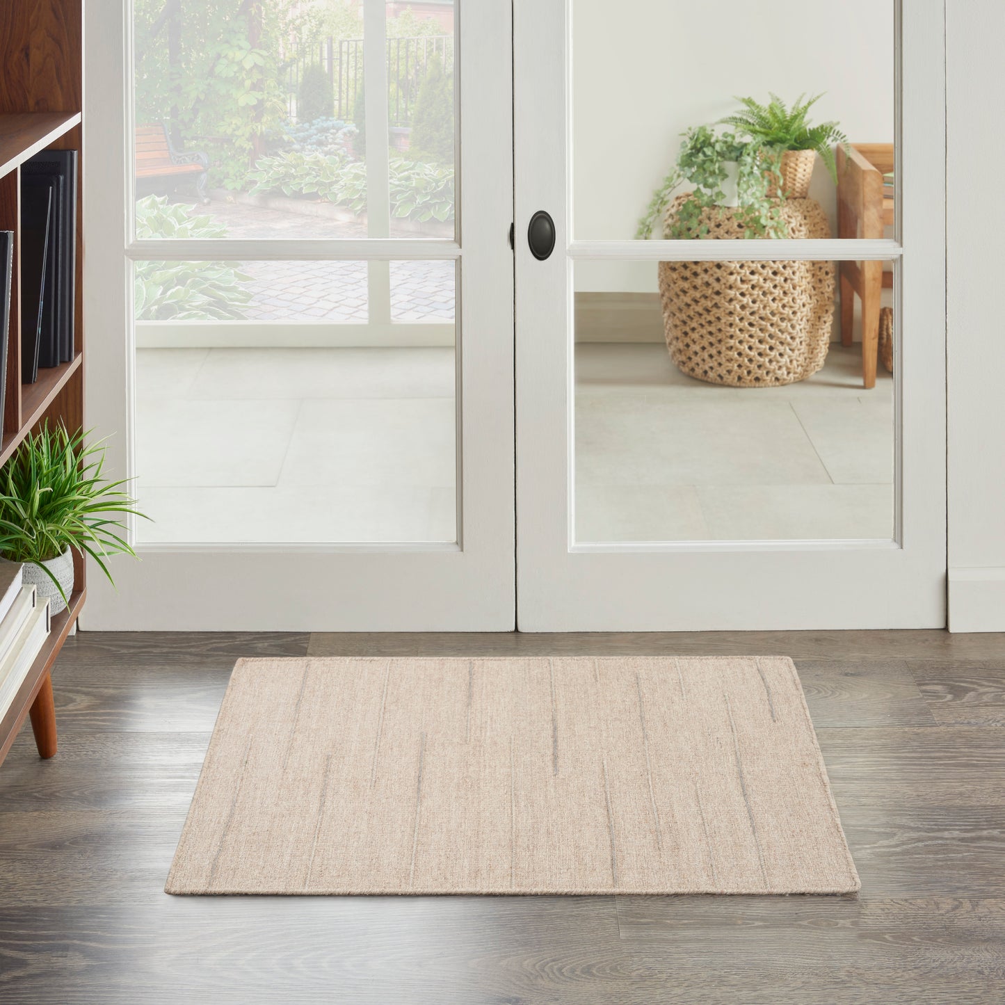 Nourison Interweave 2' x 3' Beige Modern Indoor Rug
