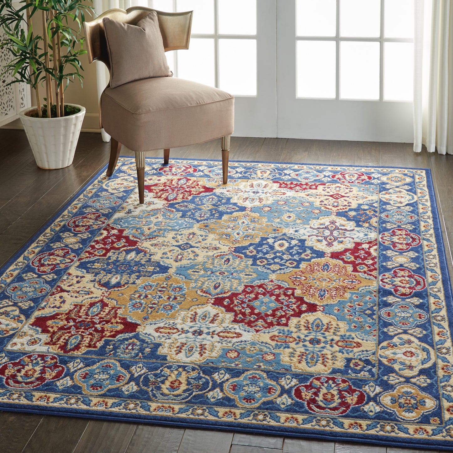 Nourison Grafix 3'9" x 5'9" Multicolor Bohemian Indoor Rug