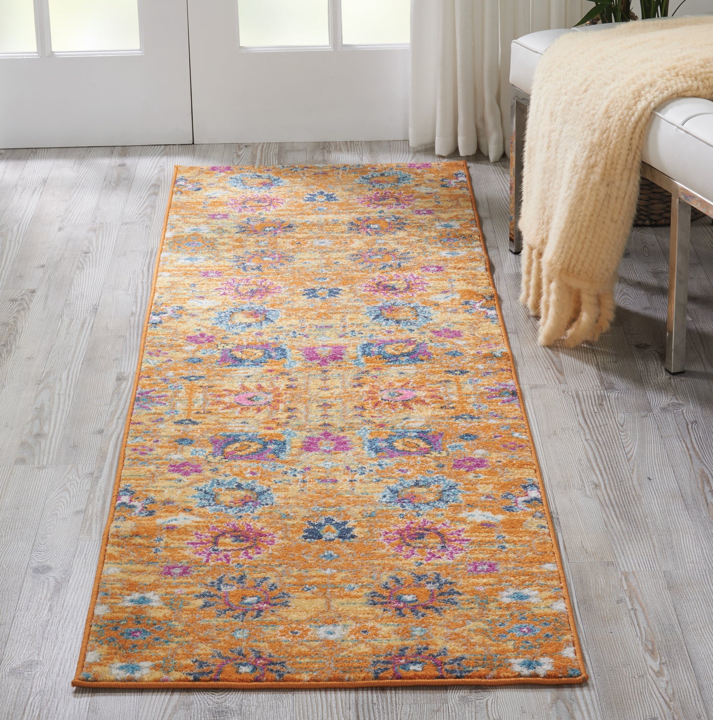 Nourison Passion 2'2" x 10' Sunburst Bohemian Indoor Rug