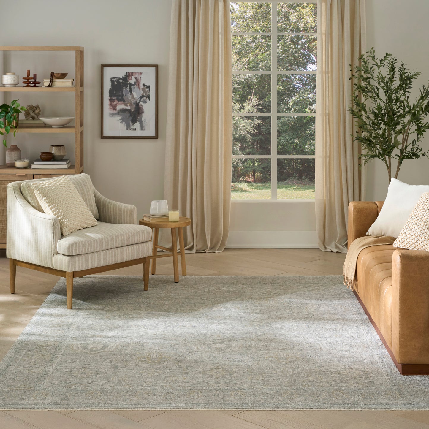 Nourison Envy 7'10" x 10'2" Grey Vintage Indoor Rug