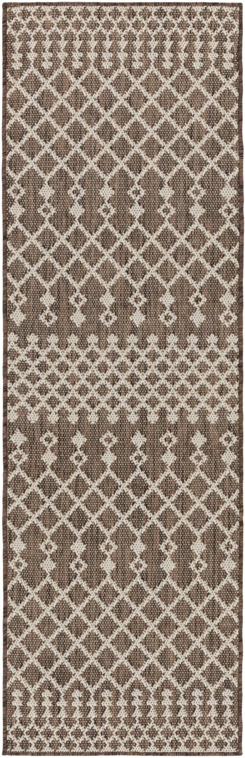 Nourison Positano 2' x 6' Natural Modern Rug