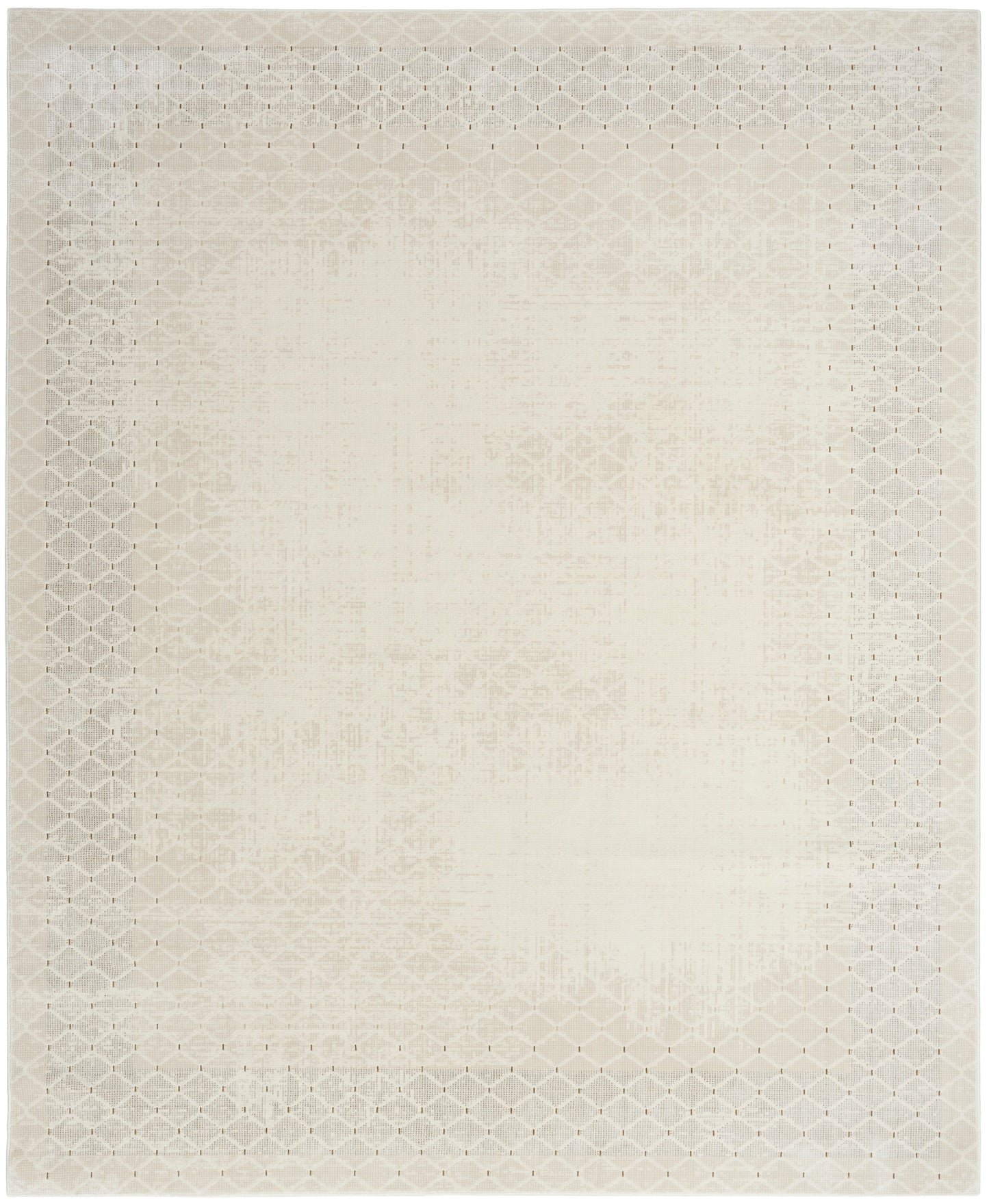 DKNY Grand Street 6' x 9' Ivory Modern Indoor Rug