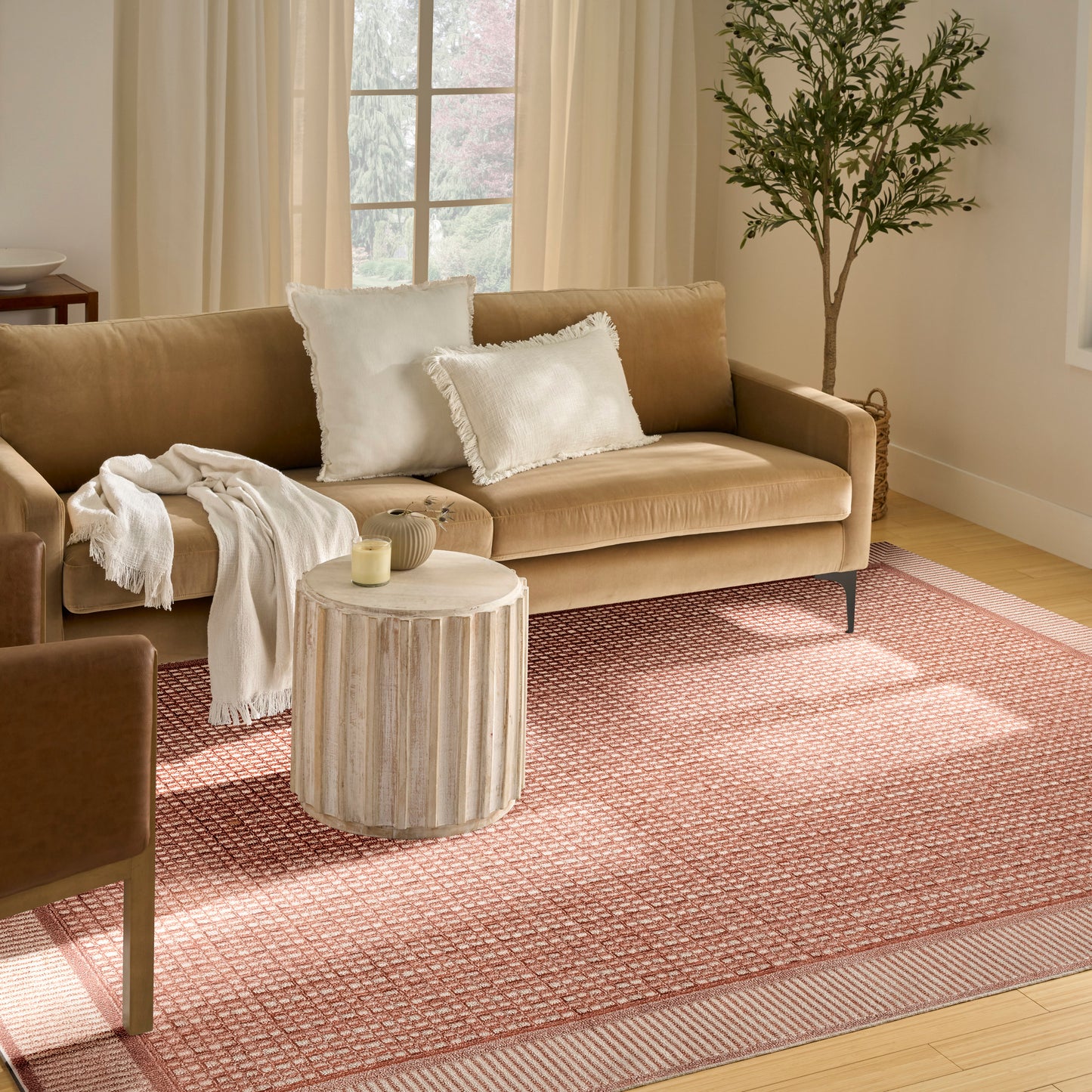Nourison Nordic 8' x 10' Brick Ivory Modern Indoor Rug