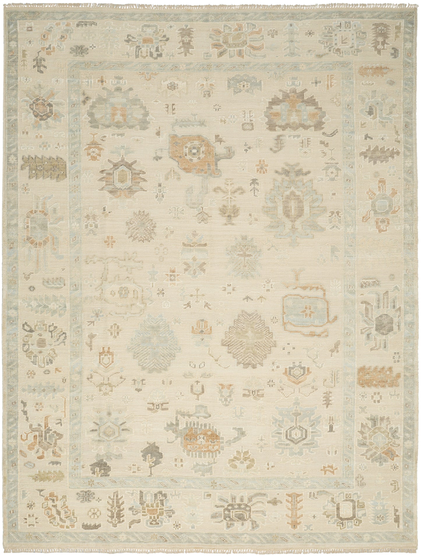 Nourison Whispers 8' x 10' Beige Vintage Indoor Rug
