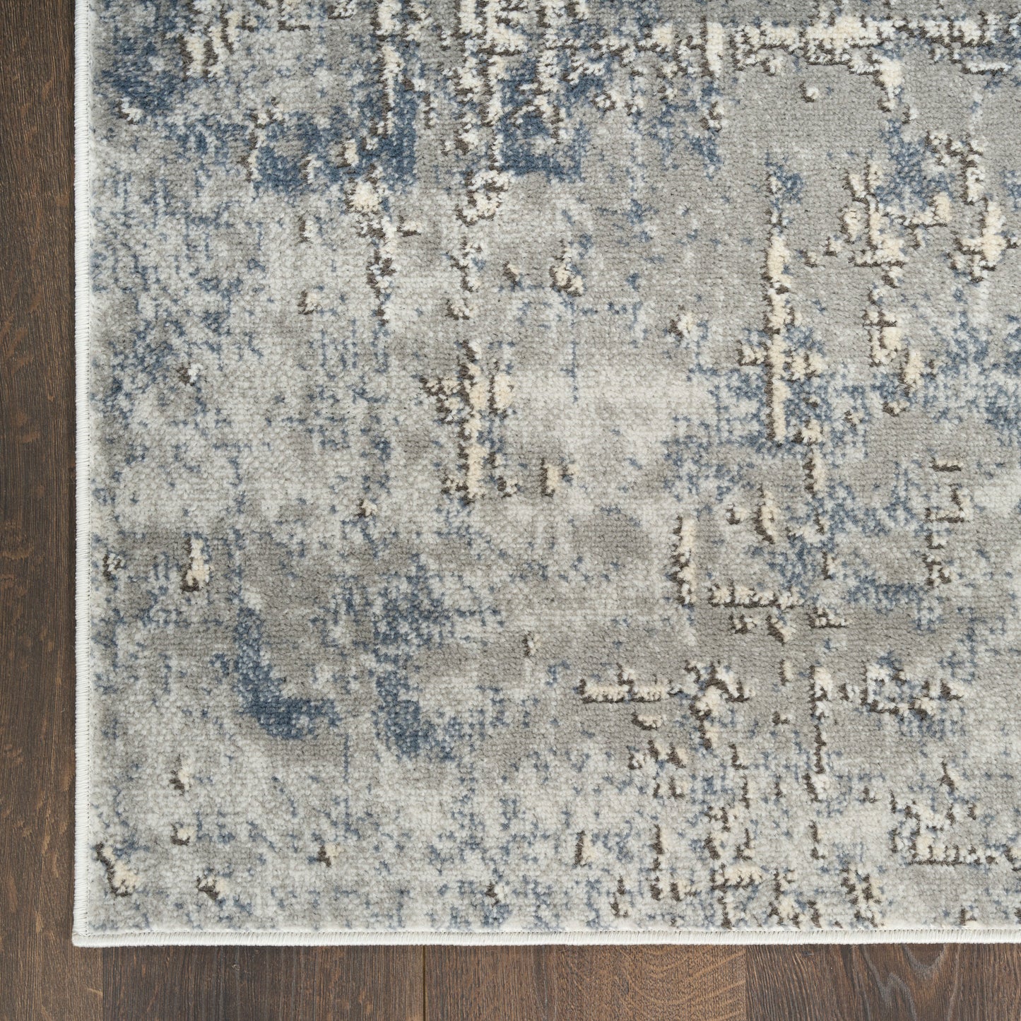 Nourison Quarry 7'10" x 9'10" Dark Grey Modern Indoor Rug