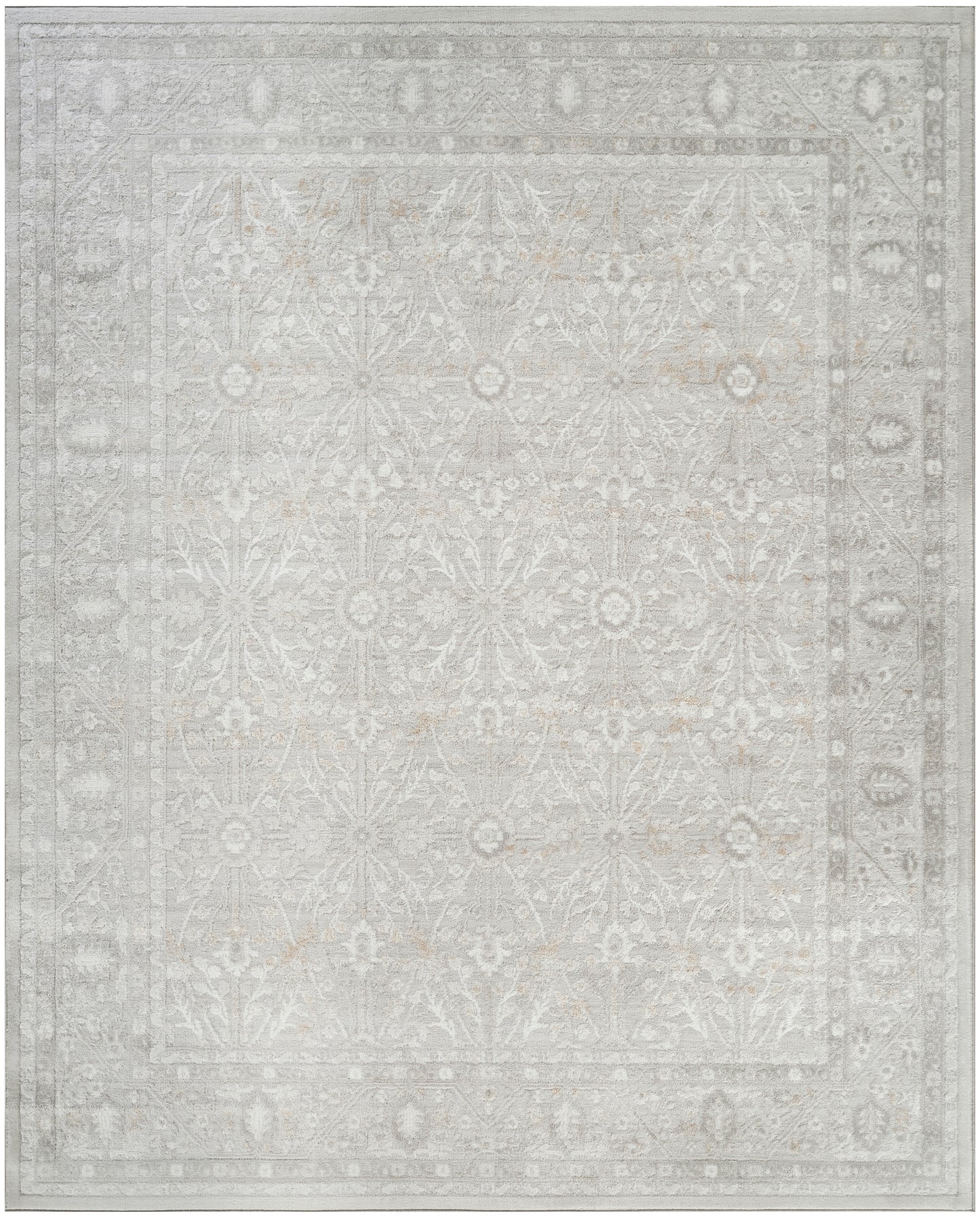 Nourison Dekor 7'10" x 9'10" Grey Vintage Indoor Rug