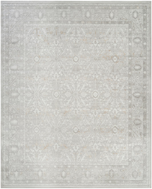 Nourison Dekor 7'10" x 9'10" Grey Vintage Indoor Rug