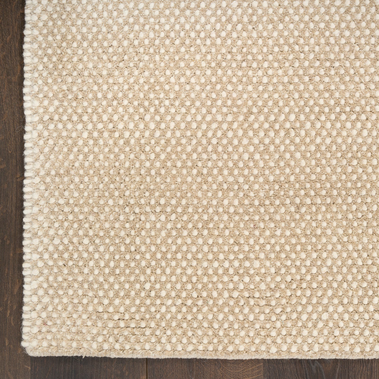 DKNY Pure Rows 9'9" x 13'9" Ivory Taupe Farmhouse Indoor Rug