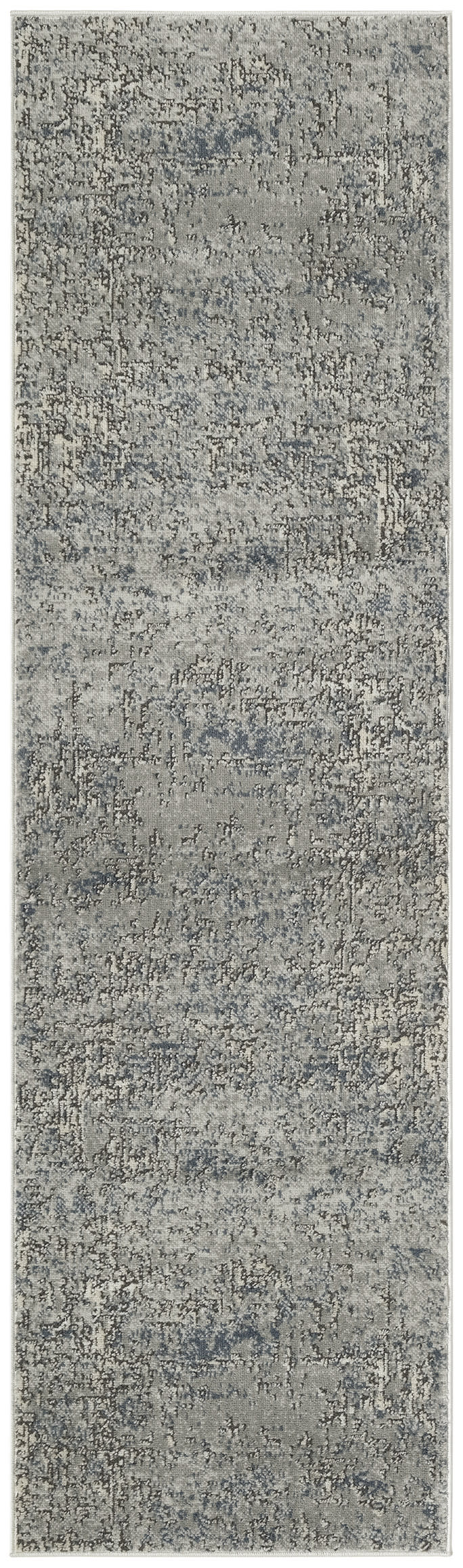 Nourison Quarry 2'2" x 7'6 Dark Grey Modern Indoor Rug
