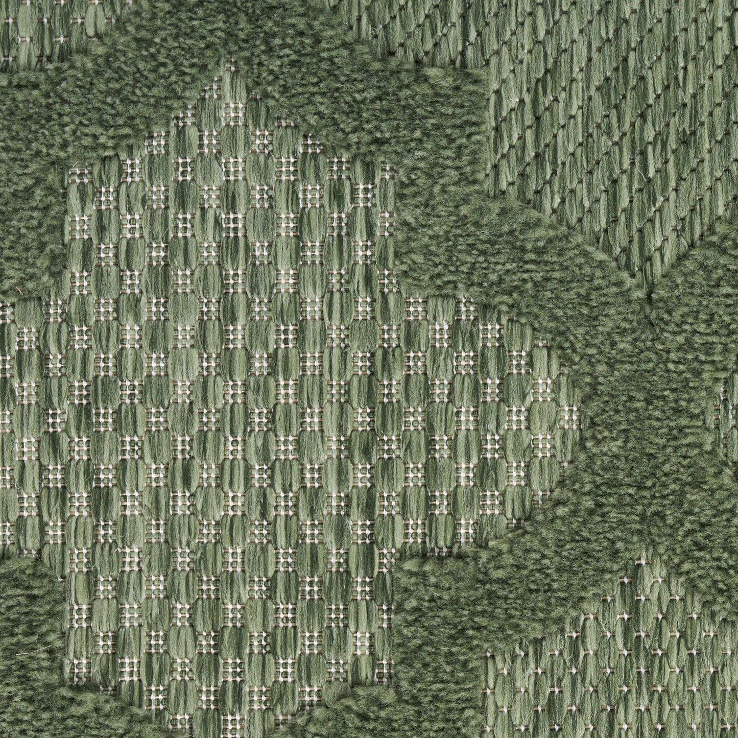 Nourison Easy Care 10' x 14' Green Modern Rug