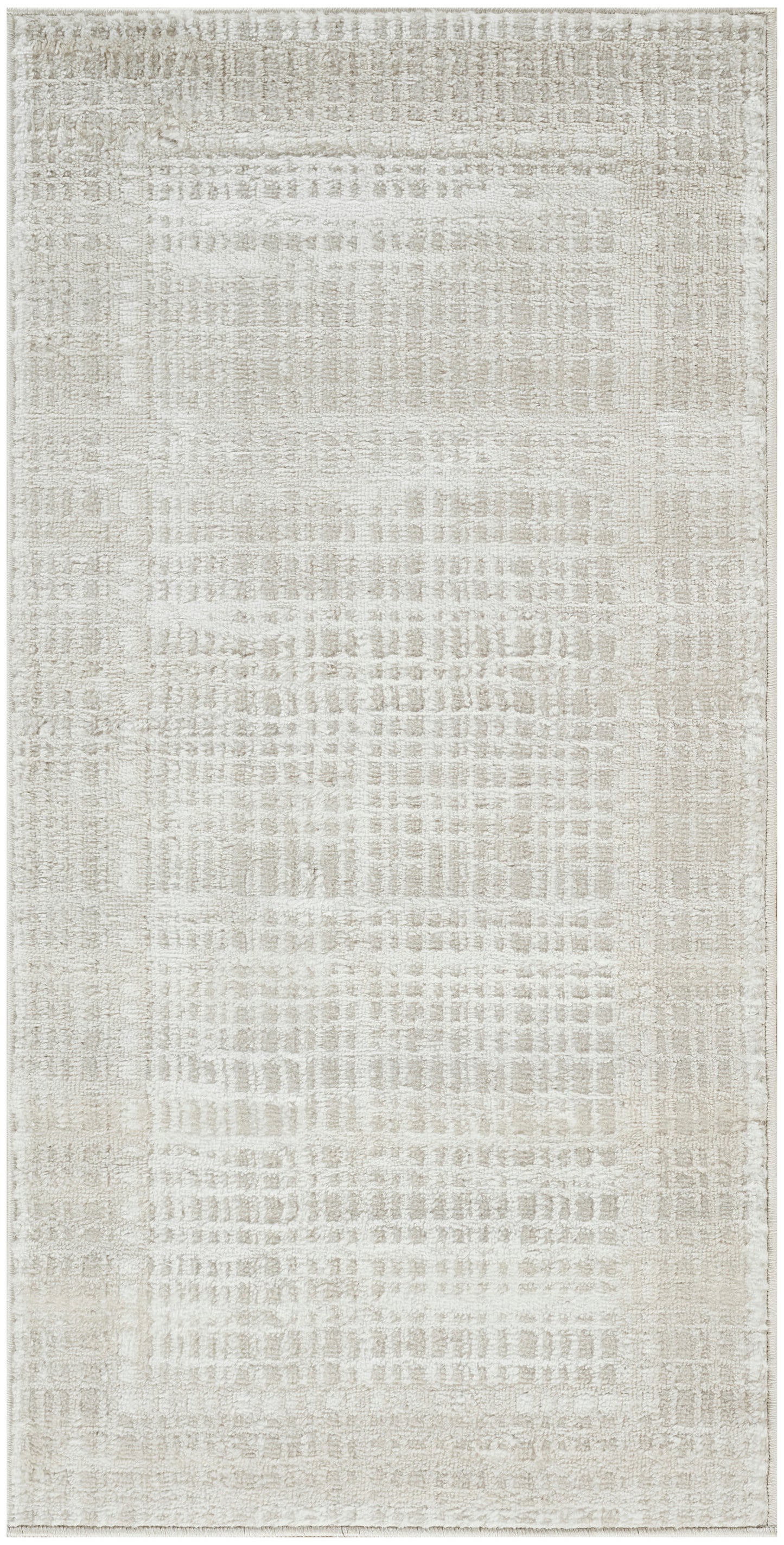 Nourison Dekor 2' x 4' Beige Modern Indoor Rug
