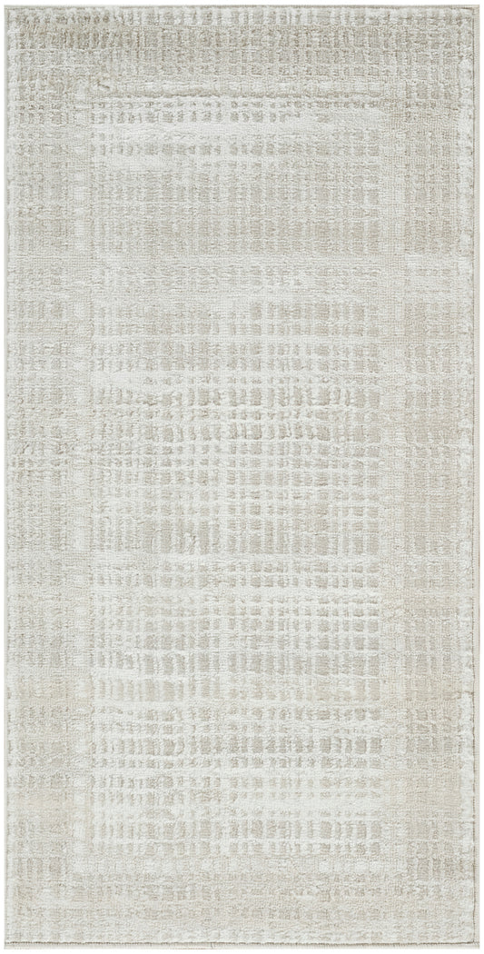 Nourison Dekor 2' x 4' Beige Modern Indoor Rug