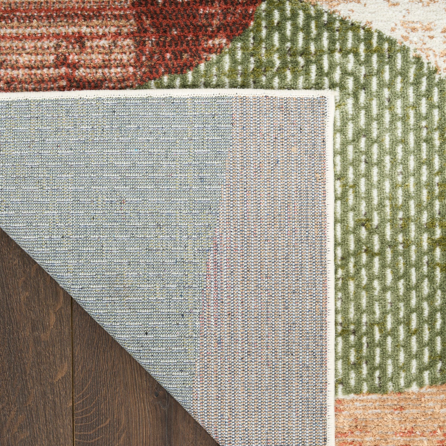 Nourison Nordic 5' x 7' Beige Multi Modern Indoor Rug
