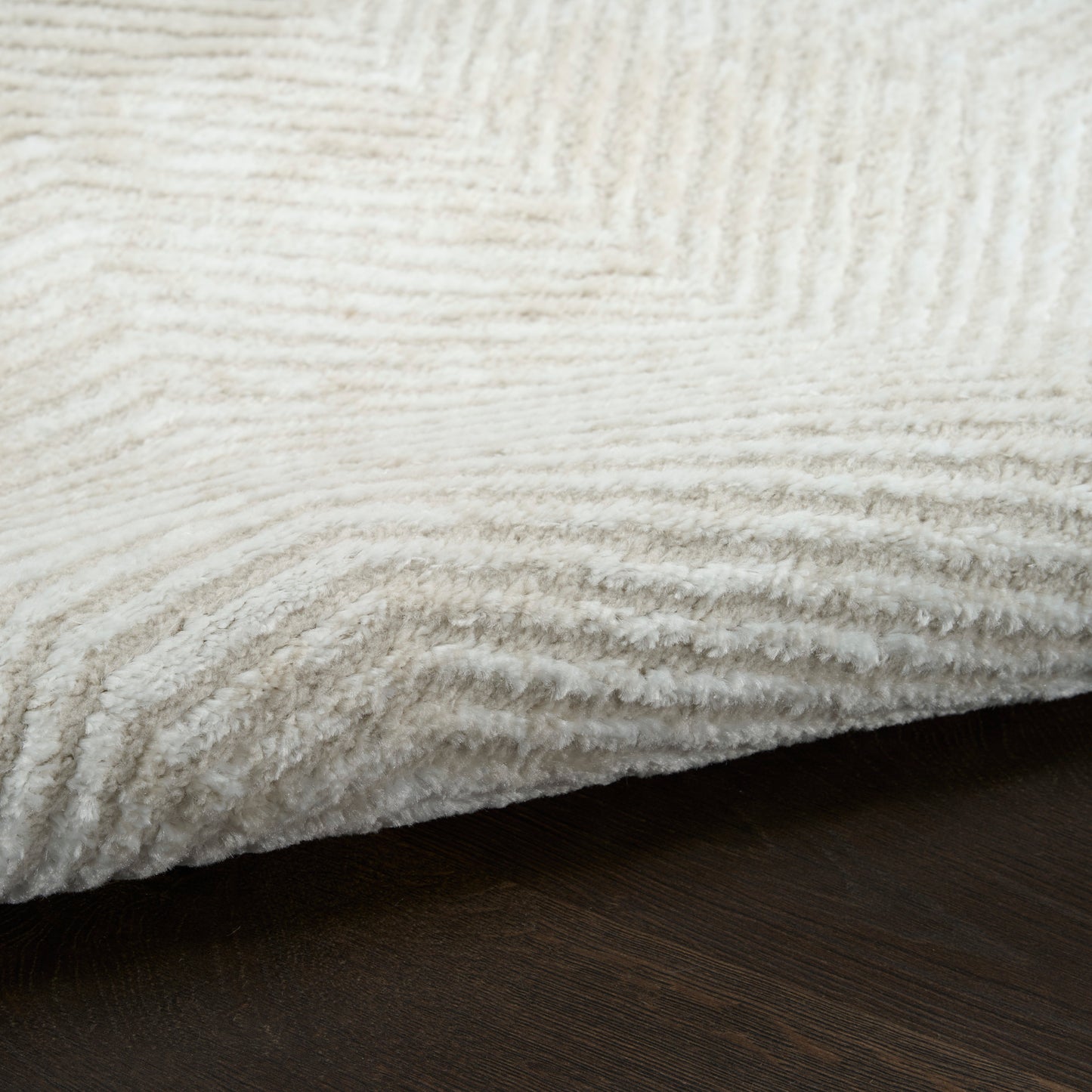 Nourison Dekor 4' x 6' Ivory Beige Modern Indoor Rug