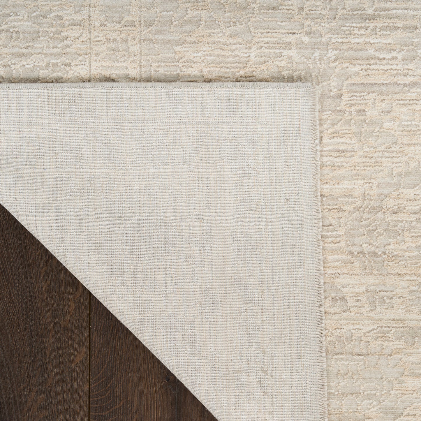 Nourison Shadows 2'2" x 10' Ivory Grey Vintage Indoor Rug