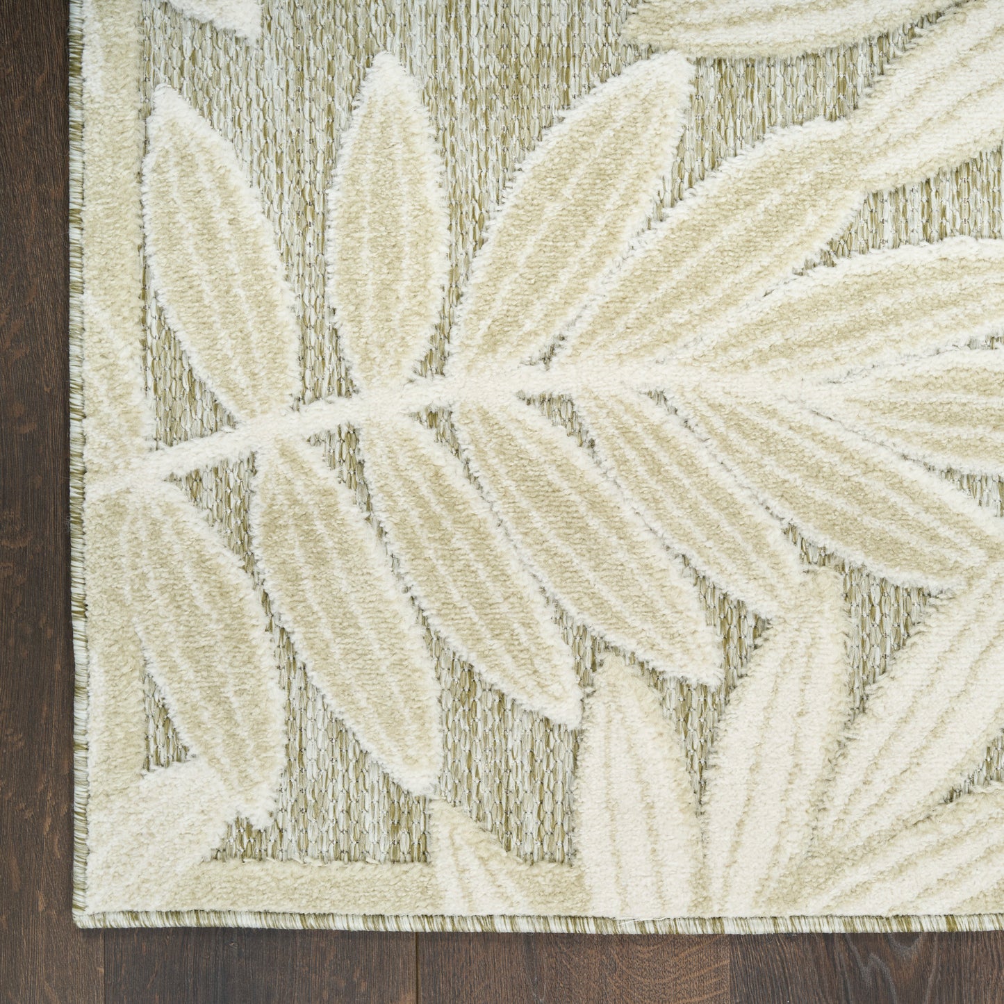 Nourison Aloha 3'6" x 5'6" Ivory Sage Modern Rug