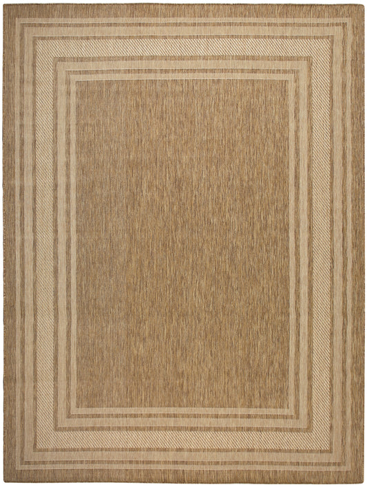 Nourison Horizon Indoor/Outdoor 8' x 10' Natural Modern Rug