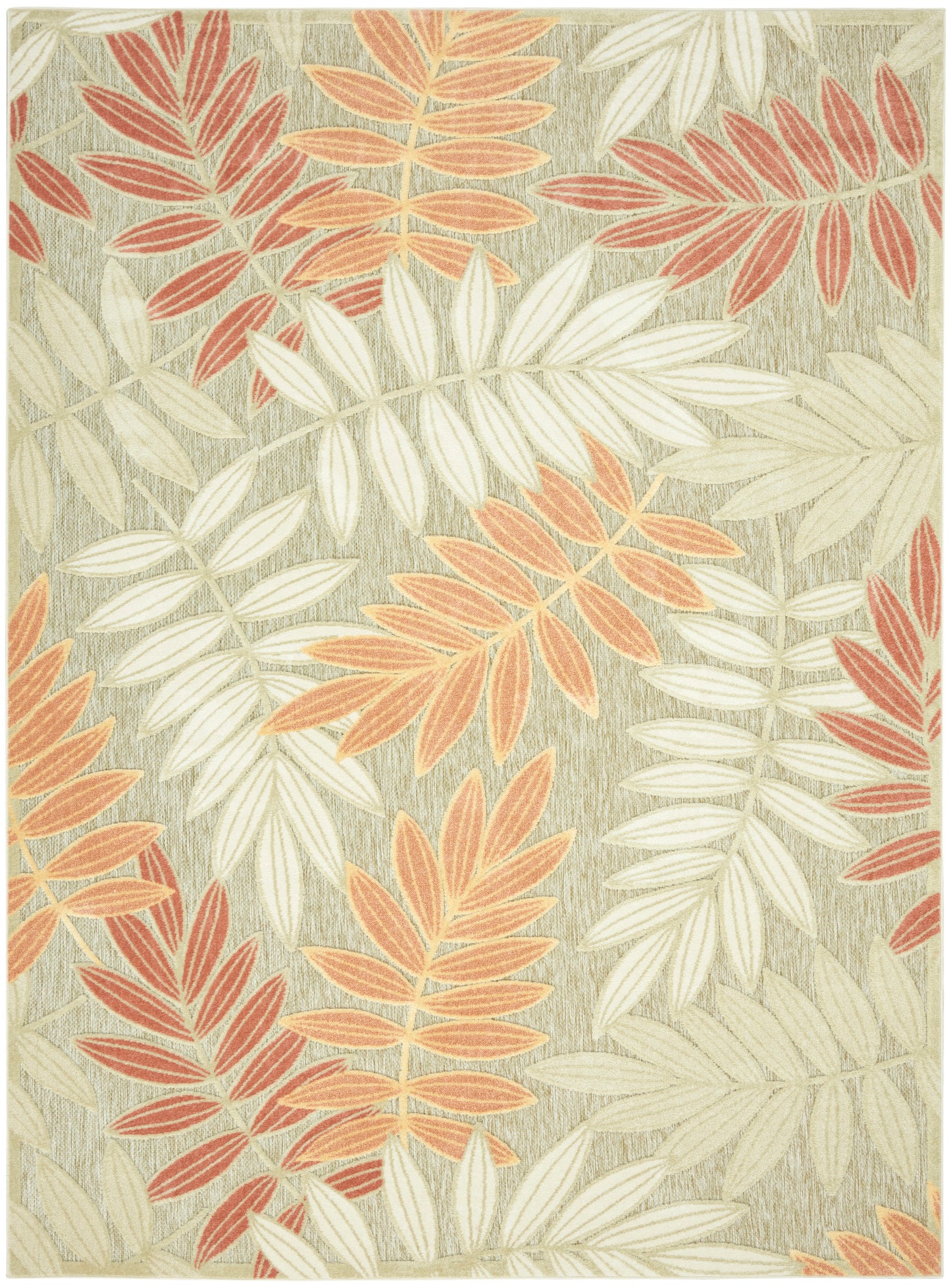 Nourison Aloha 9' x 12' Sage Rose Modern Rug