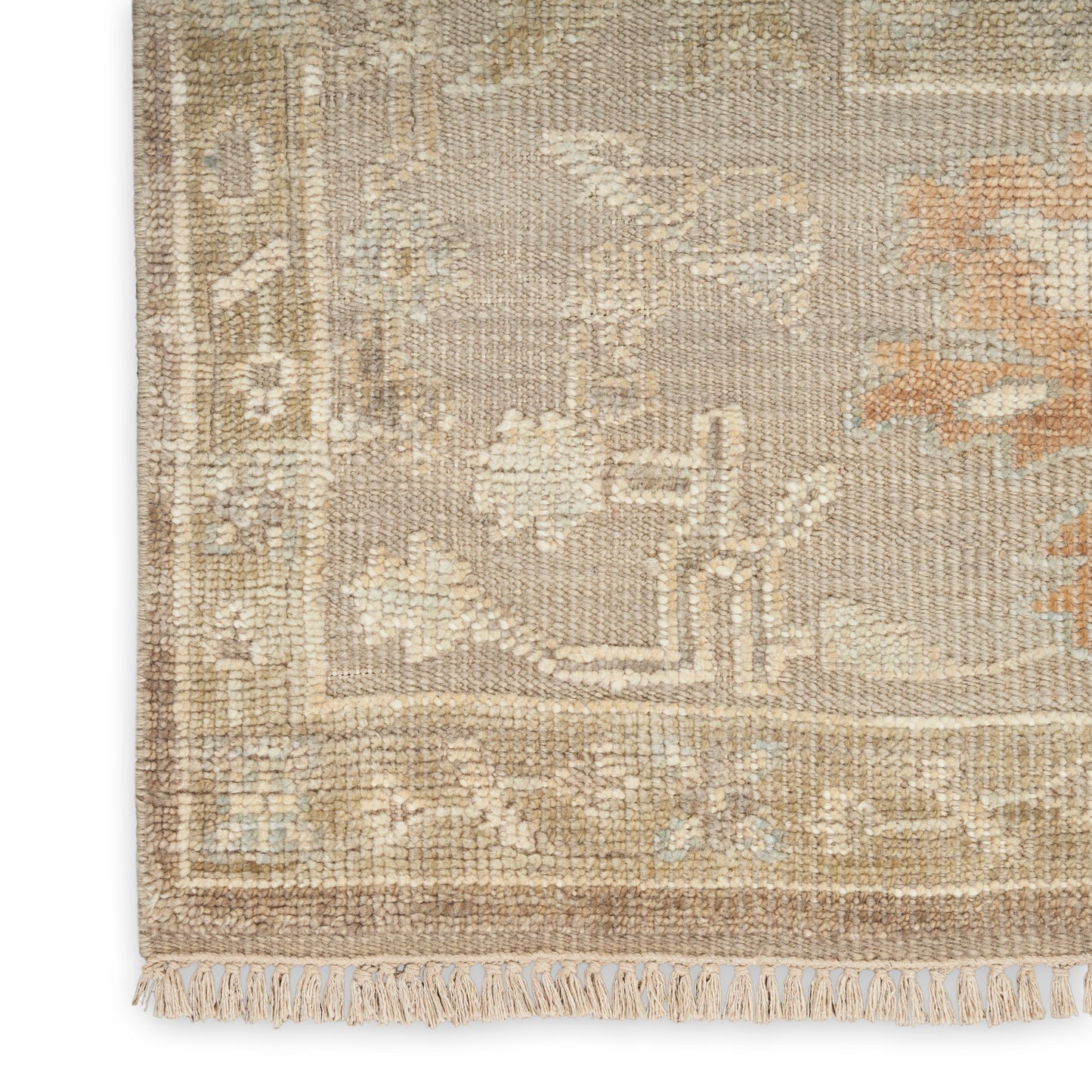 Nourison Whispers 9' x 12' Taupe Vintage Indoor Rug