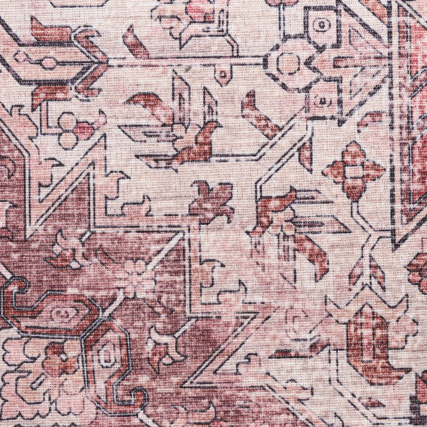 Nourison Nourison Washables 9'2" x 12' Red Vintage Indoor Rug